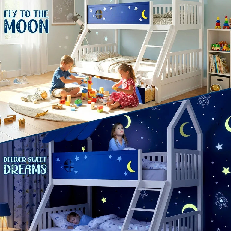 Moonlight Kid Bunk Bed - Stylish and Space-Saving Bunk Bed for Kids - Image 11