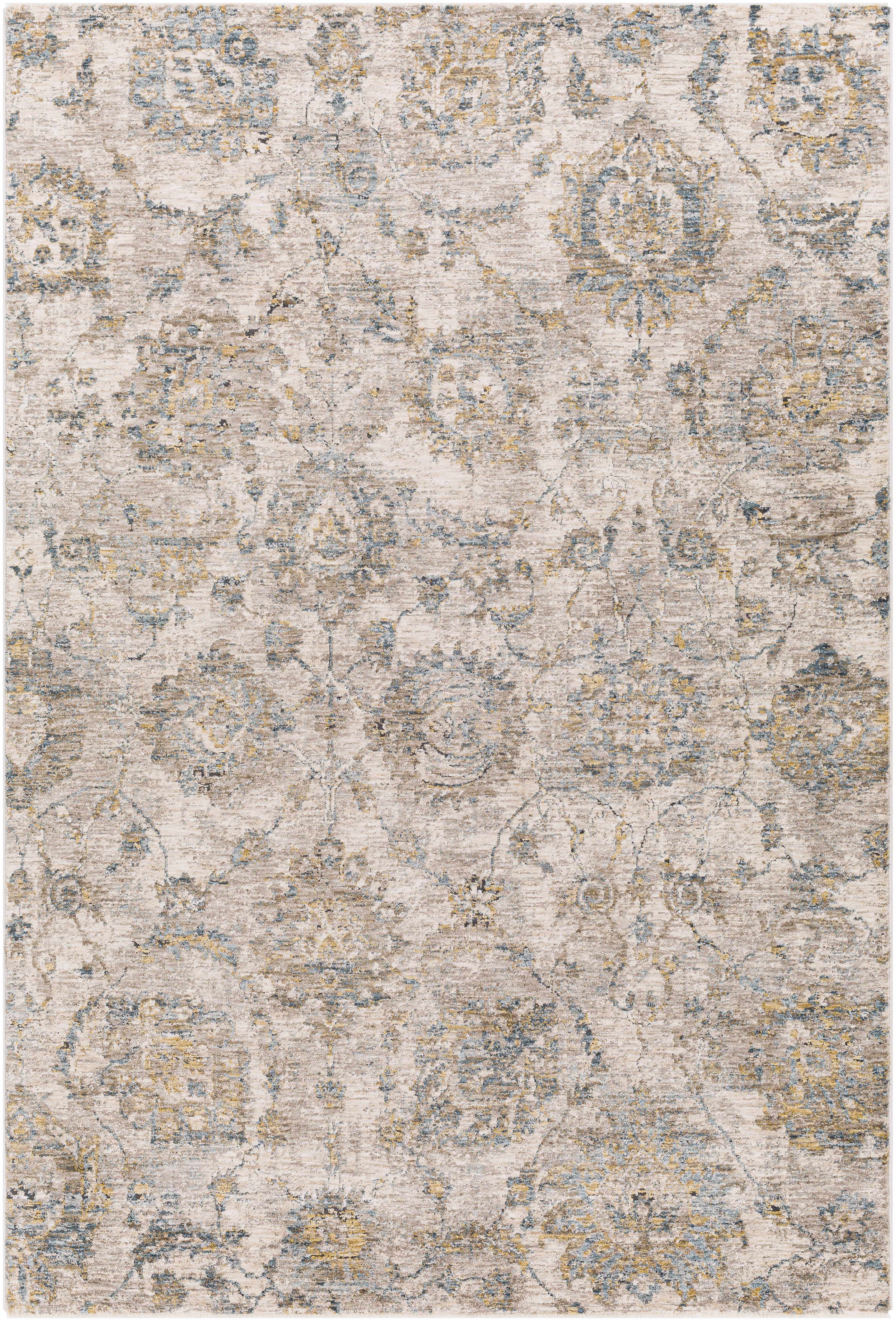 Morinville Teal Floral Rug - Image 10