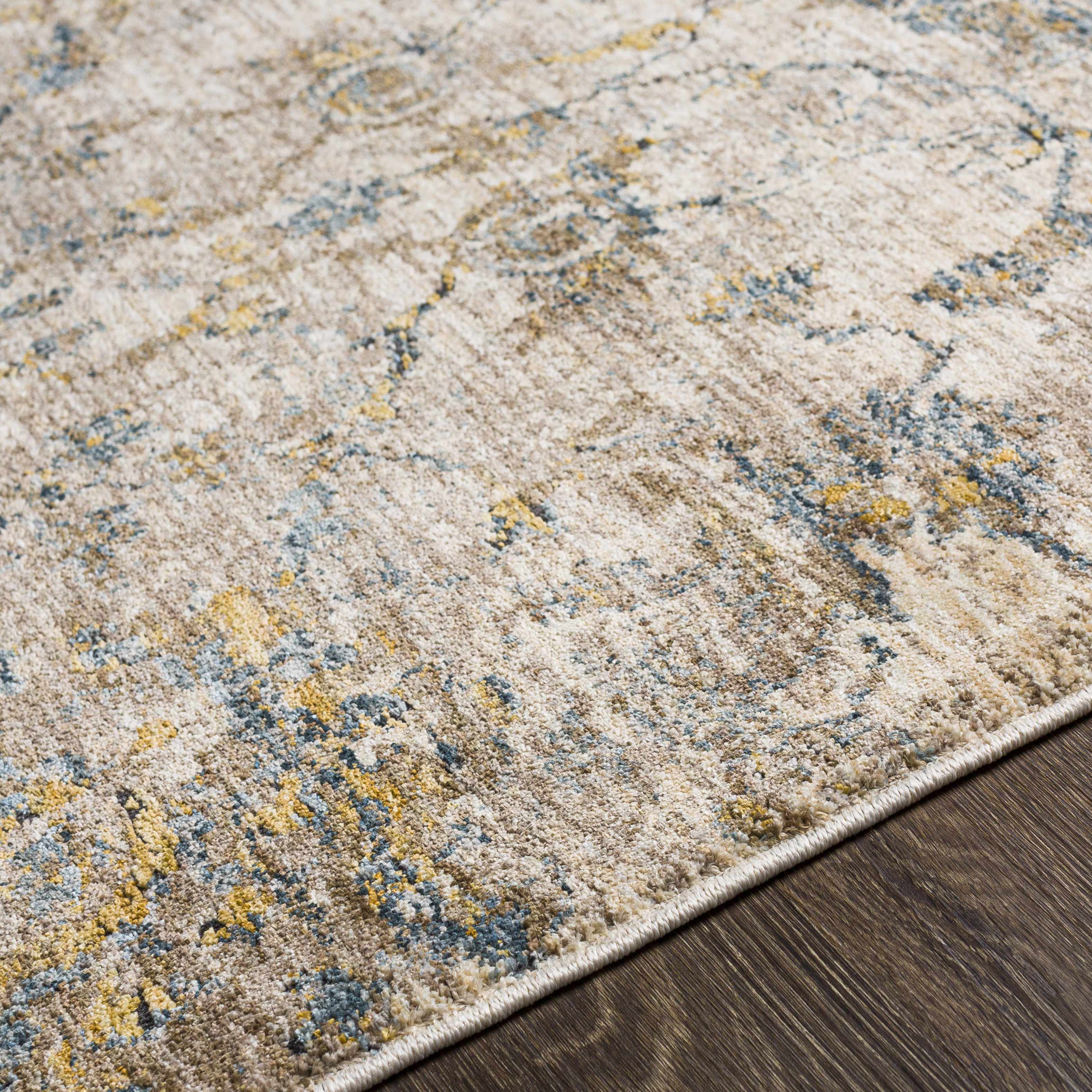 Morinville Teal Floral Rug - Image 11