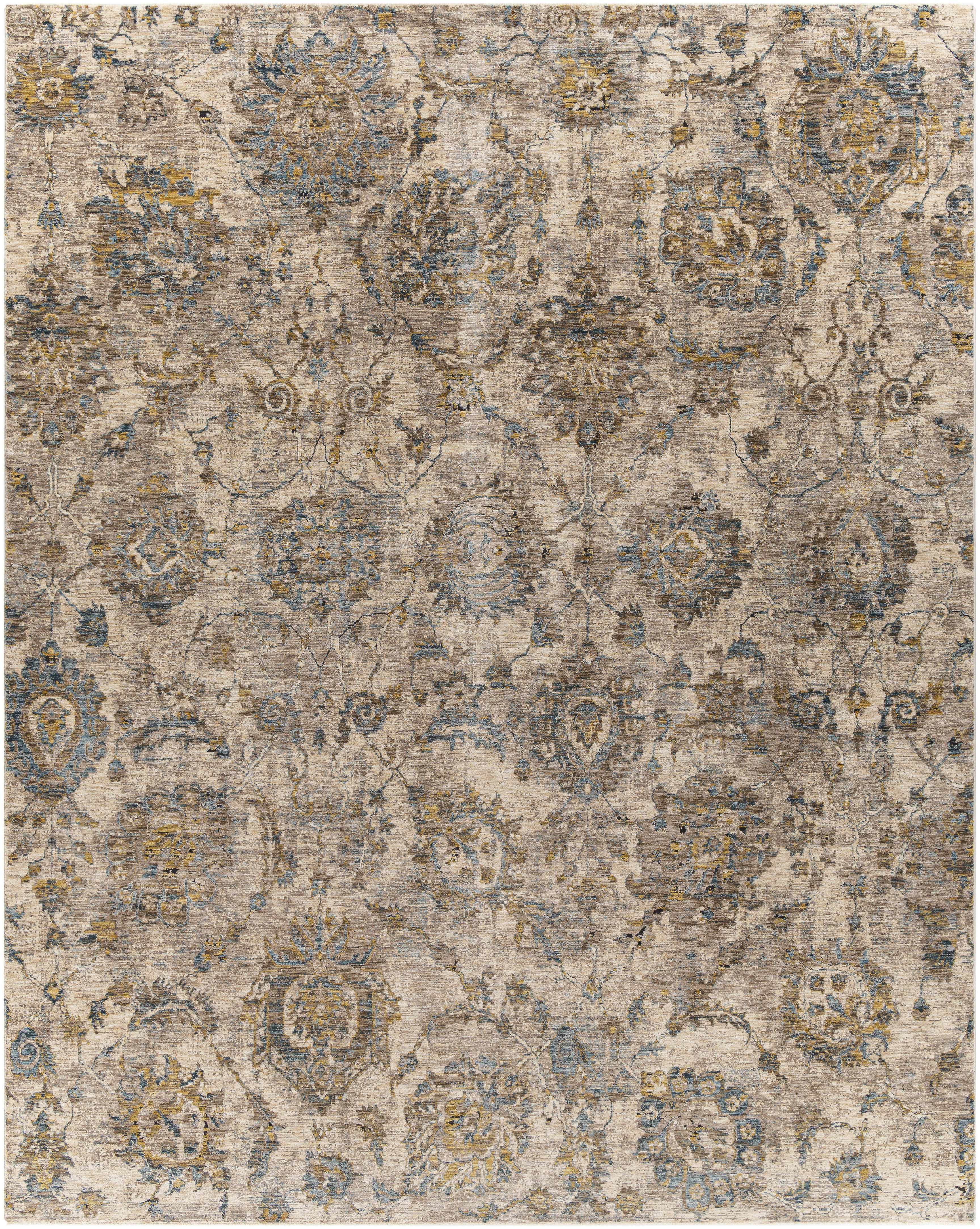 Morinville Teal Floral Rug - Image 15