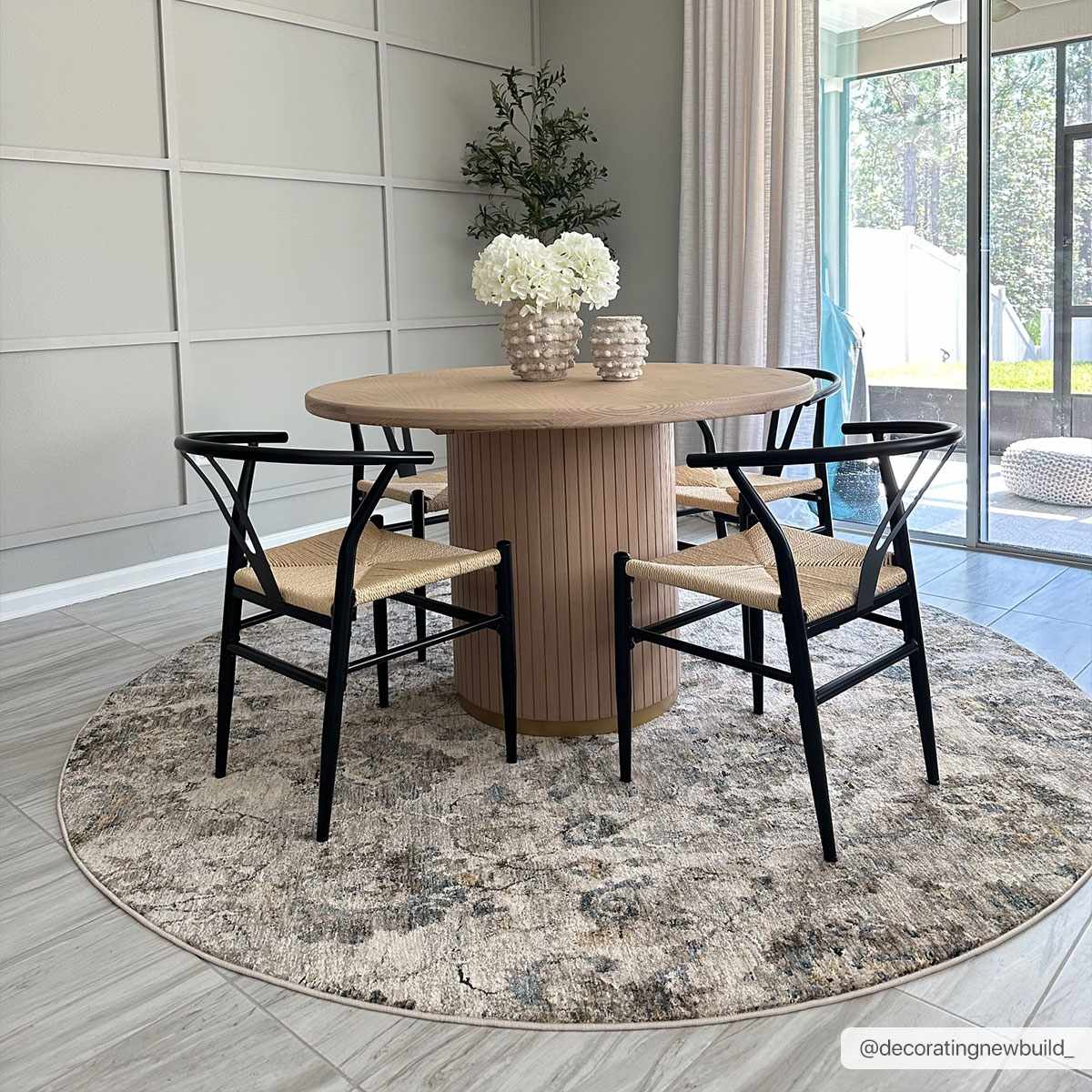 Morinville Teal Floral Rug - Image 3