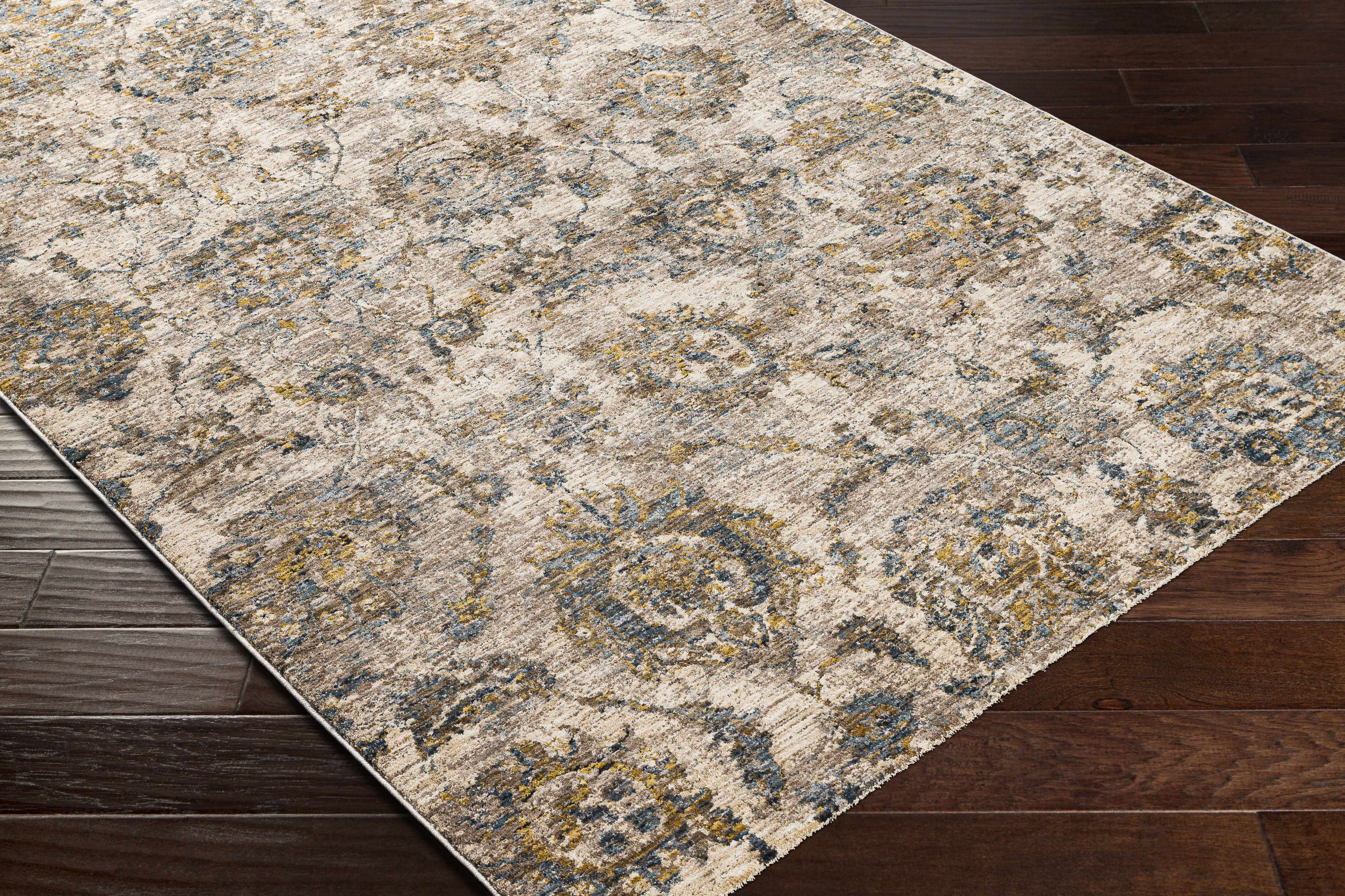 Morinville Teal Floral Rug - Image 4