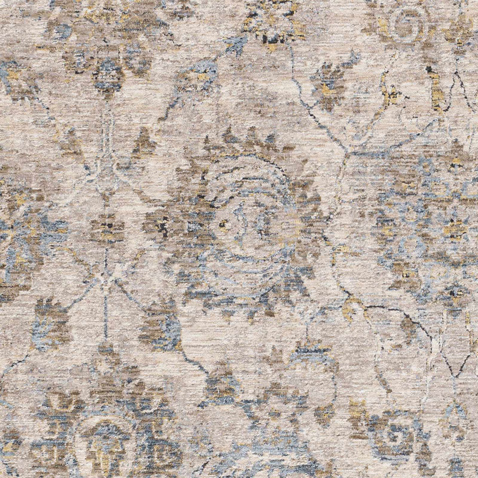 Morinville Teal Floral Rug - Image 8