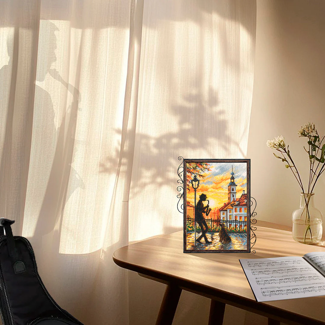 Morning jazz M1059 Counted Cross Stitch Kit - Image 3