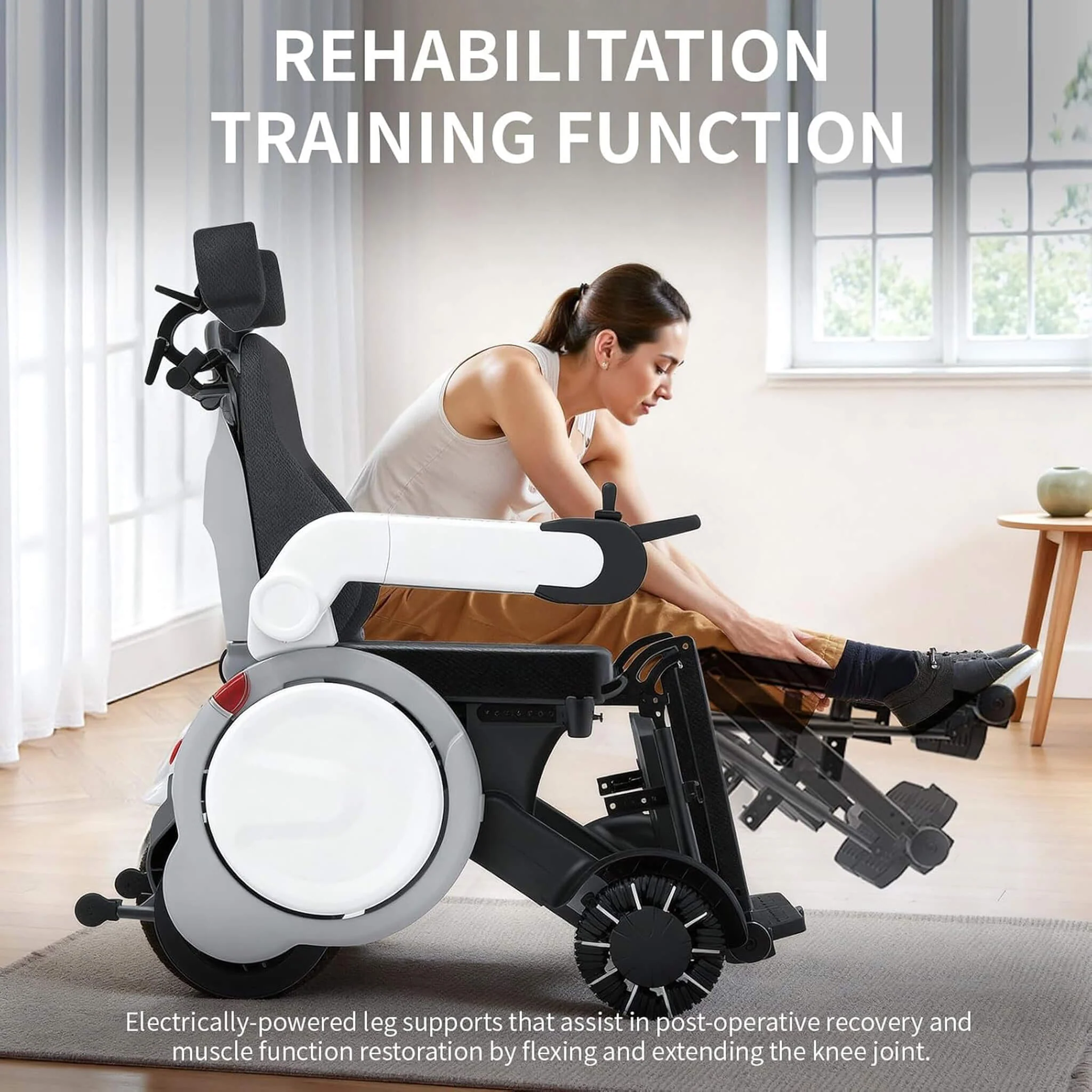 Motivo One-Touch Zero Gravity Electric Folding Wheelchair [FDA-Approved] (SAK20968) - Image 7