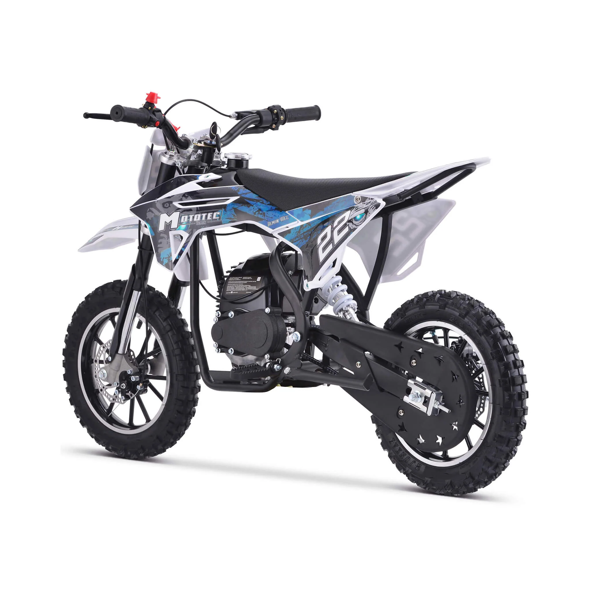 MotoTec Demon 40CC 4-Stroke Kids Gas Dirt Bike (SAK34729) - Image 3