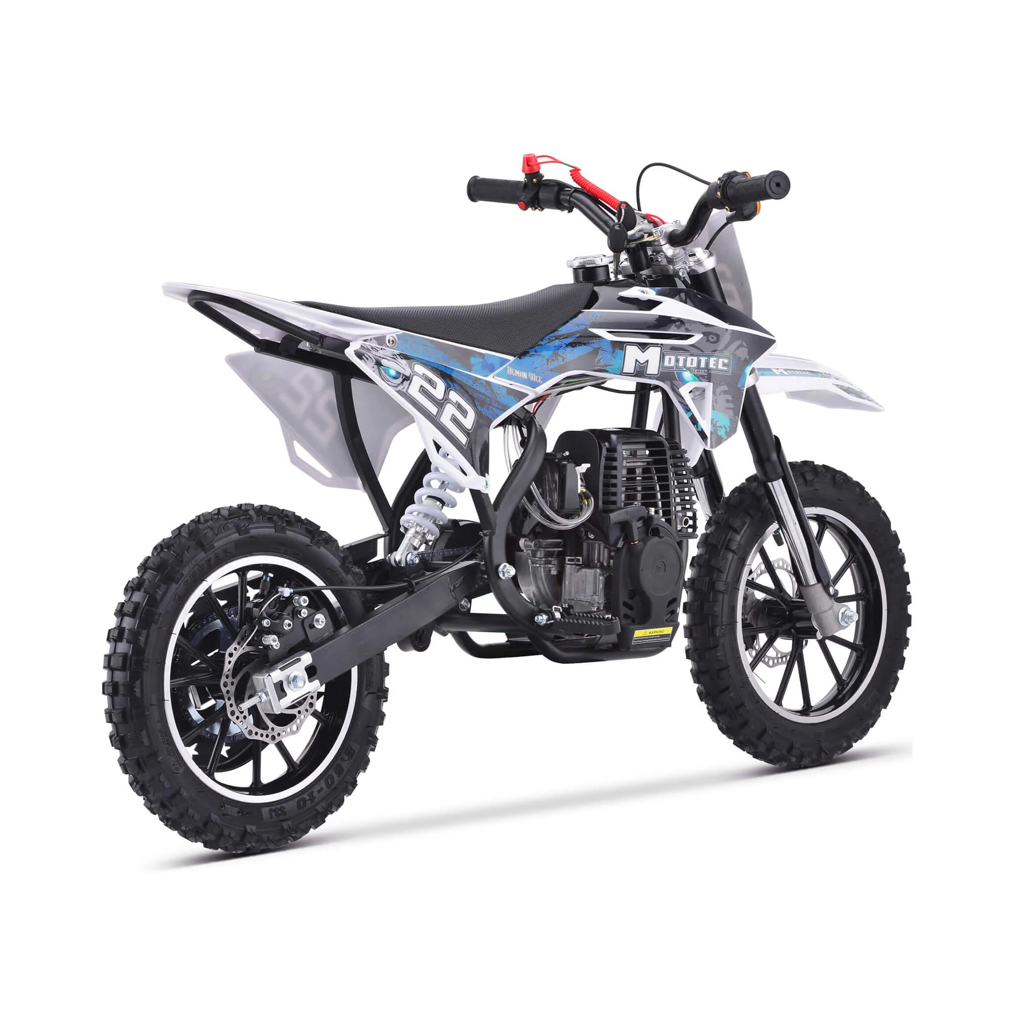 MotoTec Demon 40CC 4-Stroke Kids Gas Dirt Bike (SAK34729) - Image 5