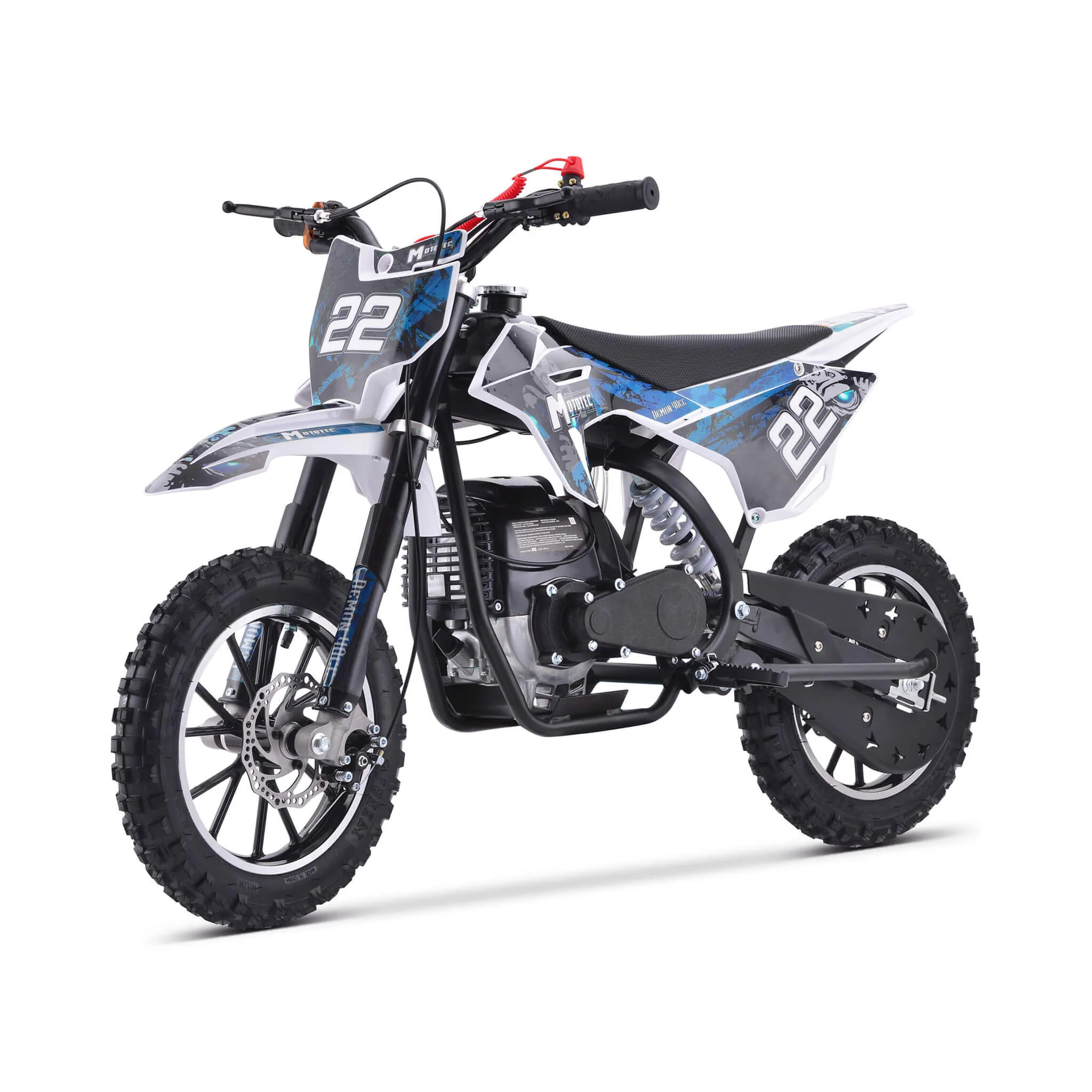MotoTec Demon 40CC 4-Stroke Kids Gas Dirt Bike (SAK34729) - Image 6