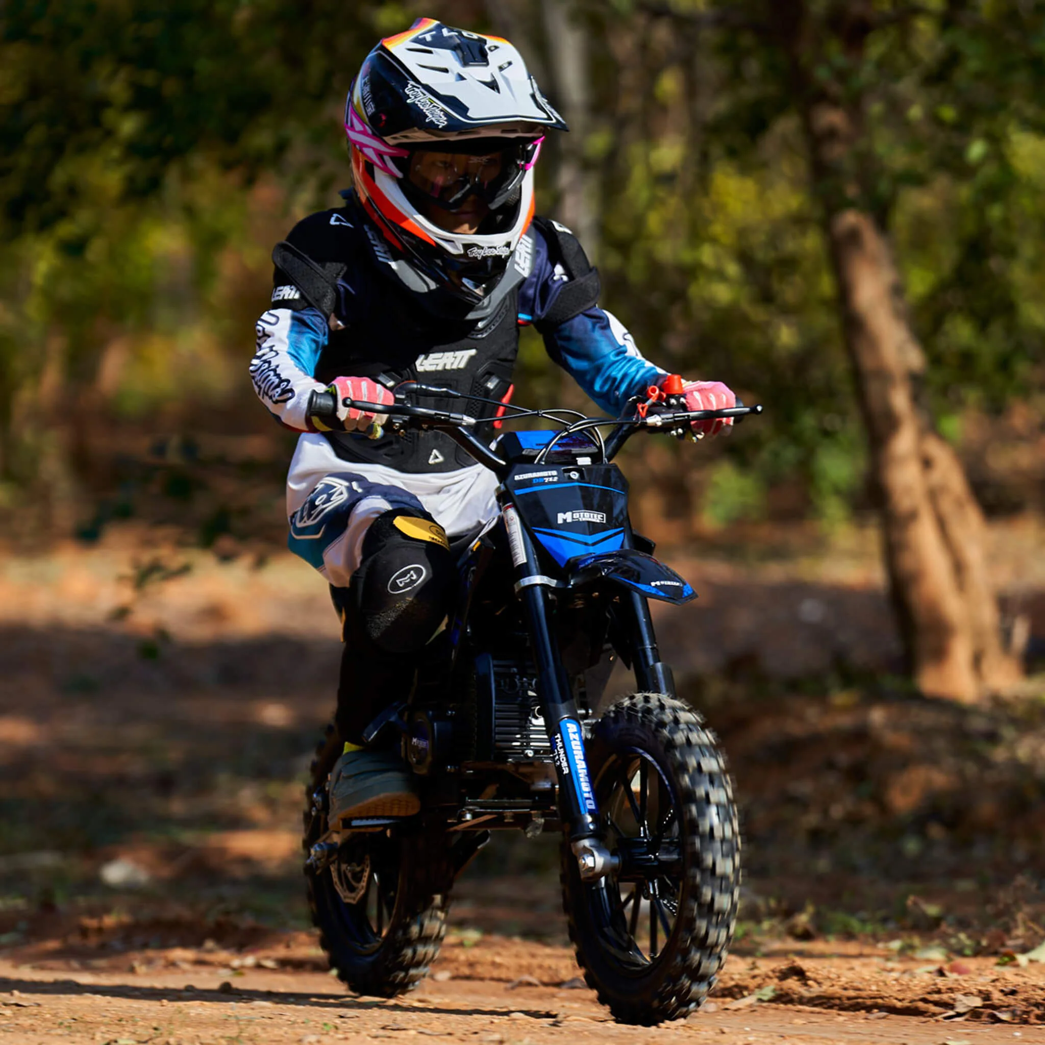 MotoTec Thunder 50CC 2-Stroke Kids Gas Dirt Bike (SAK37480) - Image 6