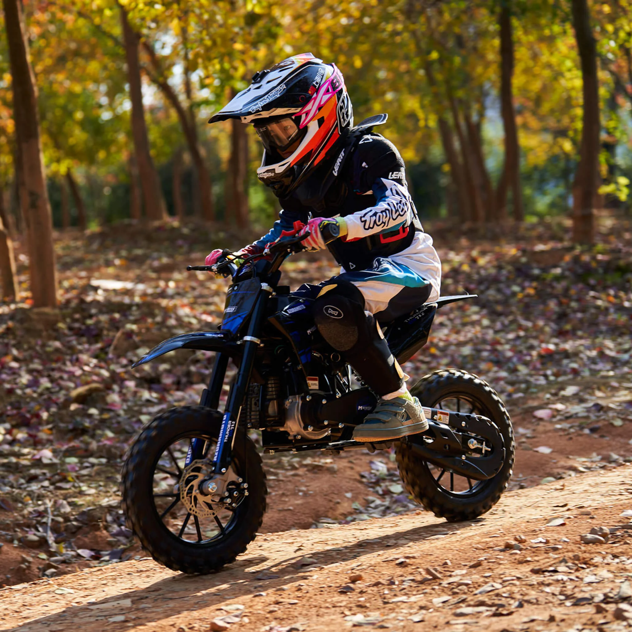 MotoTec Thunder 50CC 2-Stroke Kids Gas Dirt Bike (SAK37480) - Image 8
