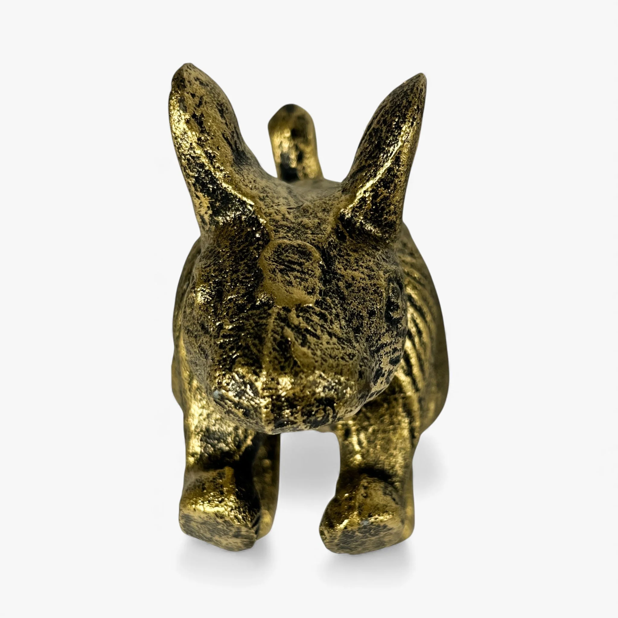 Mouse Door Stop Cast Iron Gold Decorative Bookend - Image 5