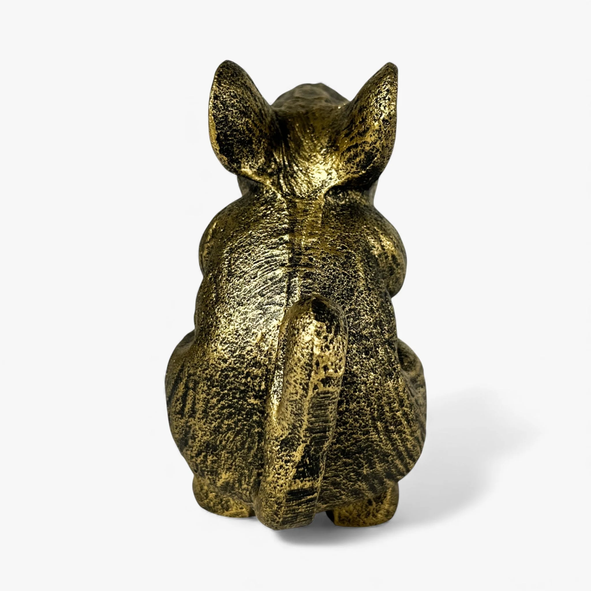 Mouse Door Stop Cast Iron Gold Decorative Bookend - Image 6