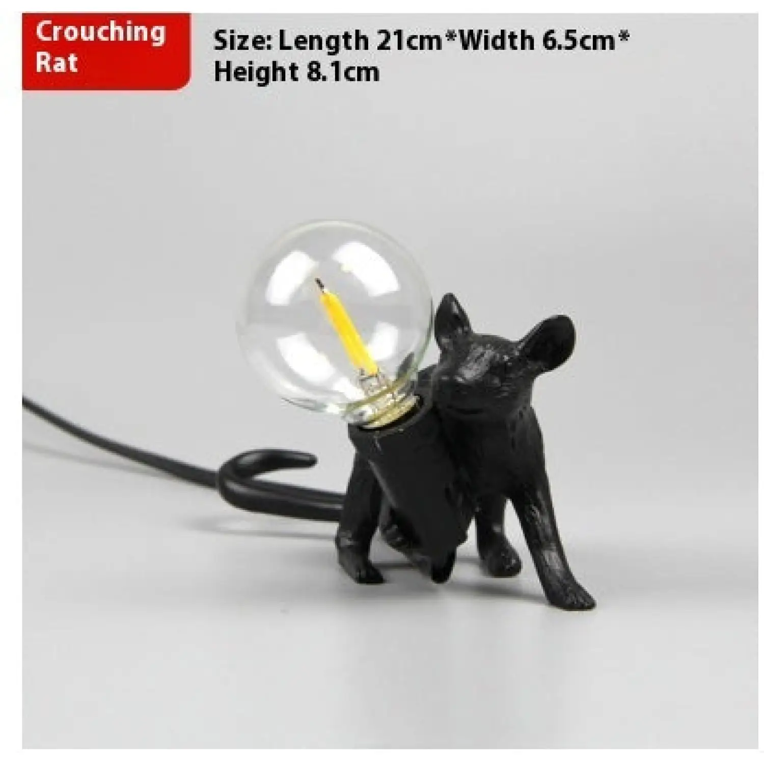 Mouse Light with Modern Design and Soft Ambient Glow for Decor - Image 2