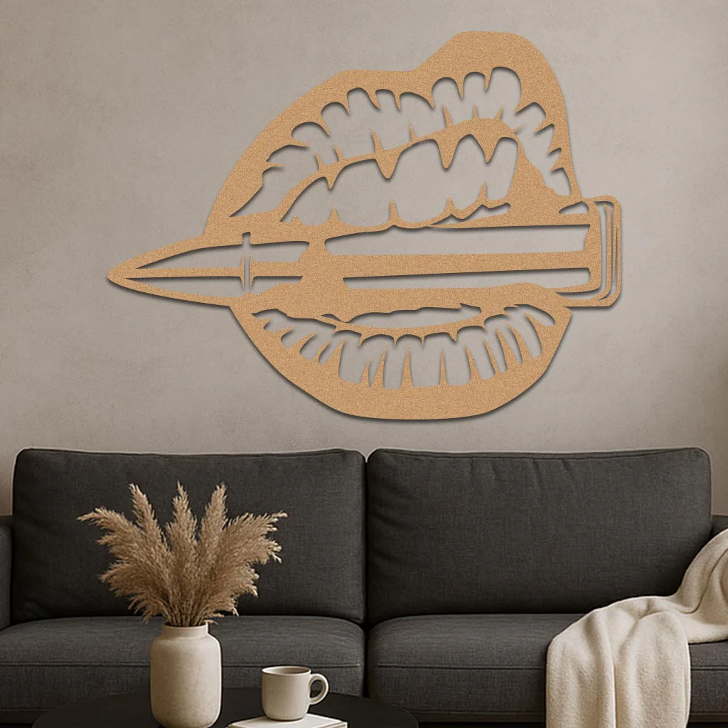 Mouth Chewing Bullet Sign - Image 3