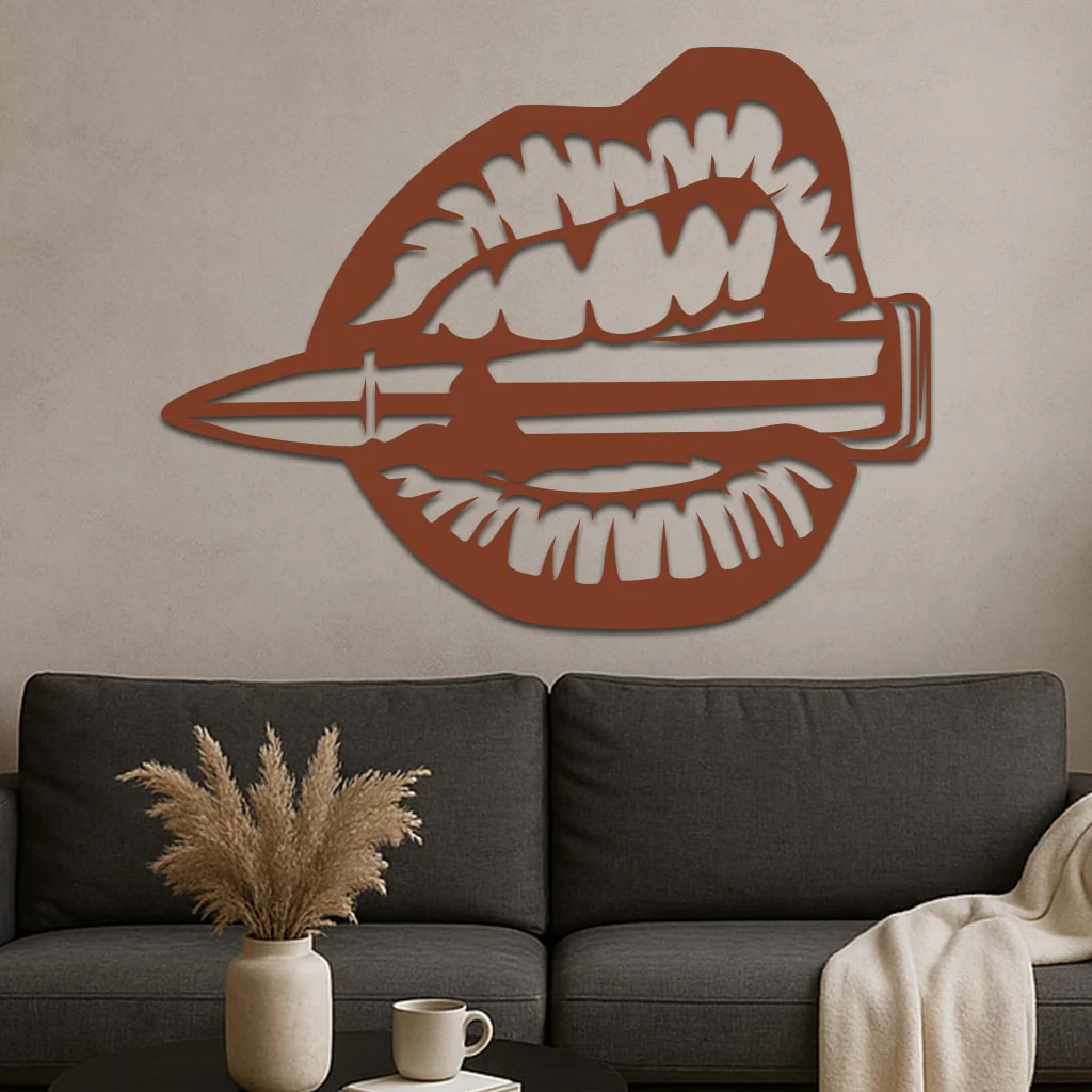 Mouth Chewing Bullet Sign - Image 4