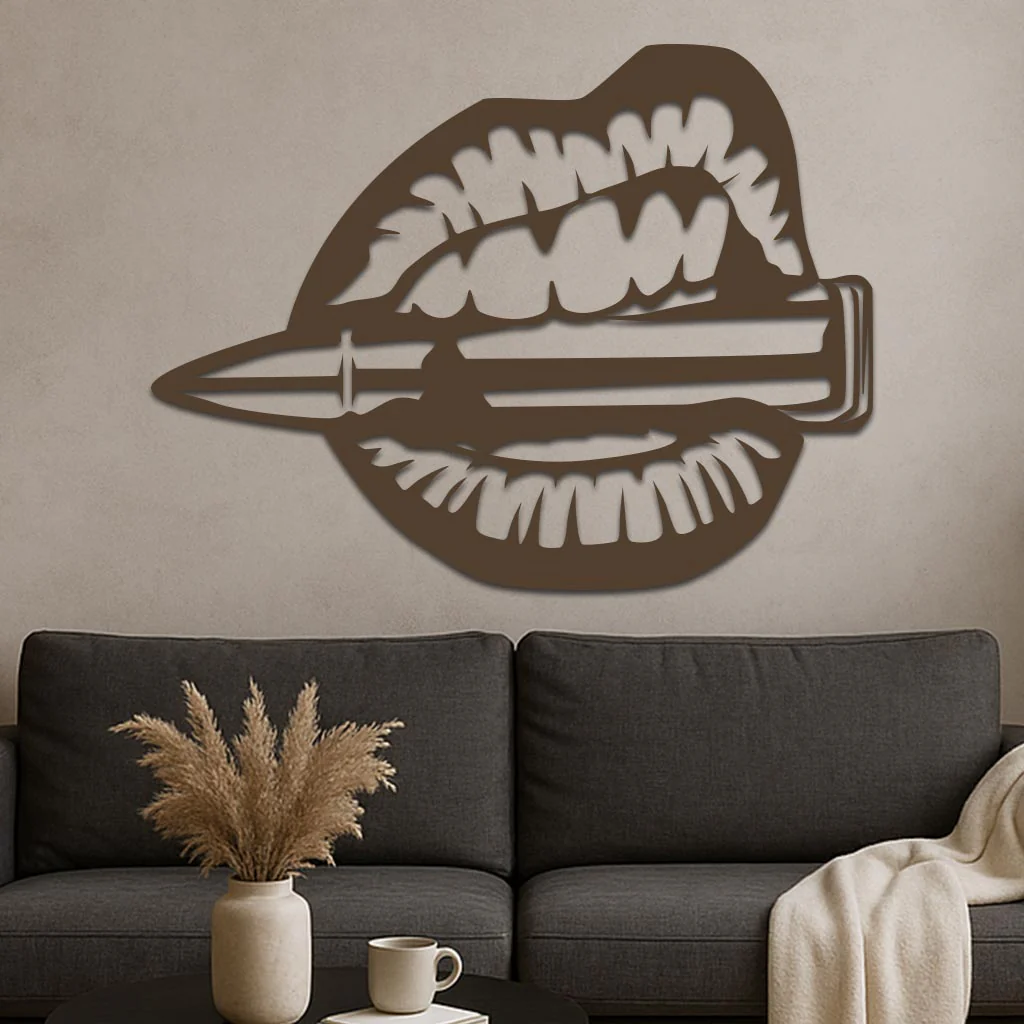 Mouth Chewing Bullet Sign - Image 5