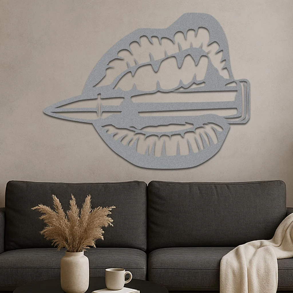 Mouth Chewing Bullet Sign - Image 6