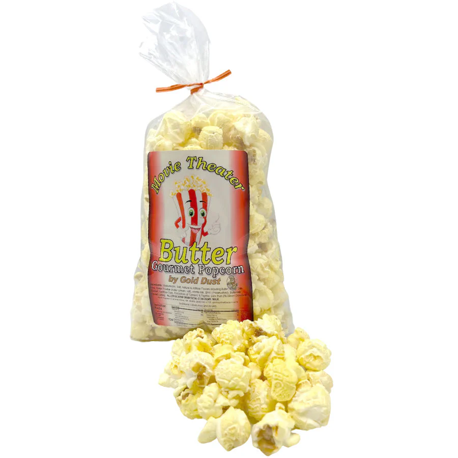 Movie Theater Butter Popcorn | Pack of 4 | 2 oz | Non-GMO | Gold Dust Kettle Corn - Image 2