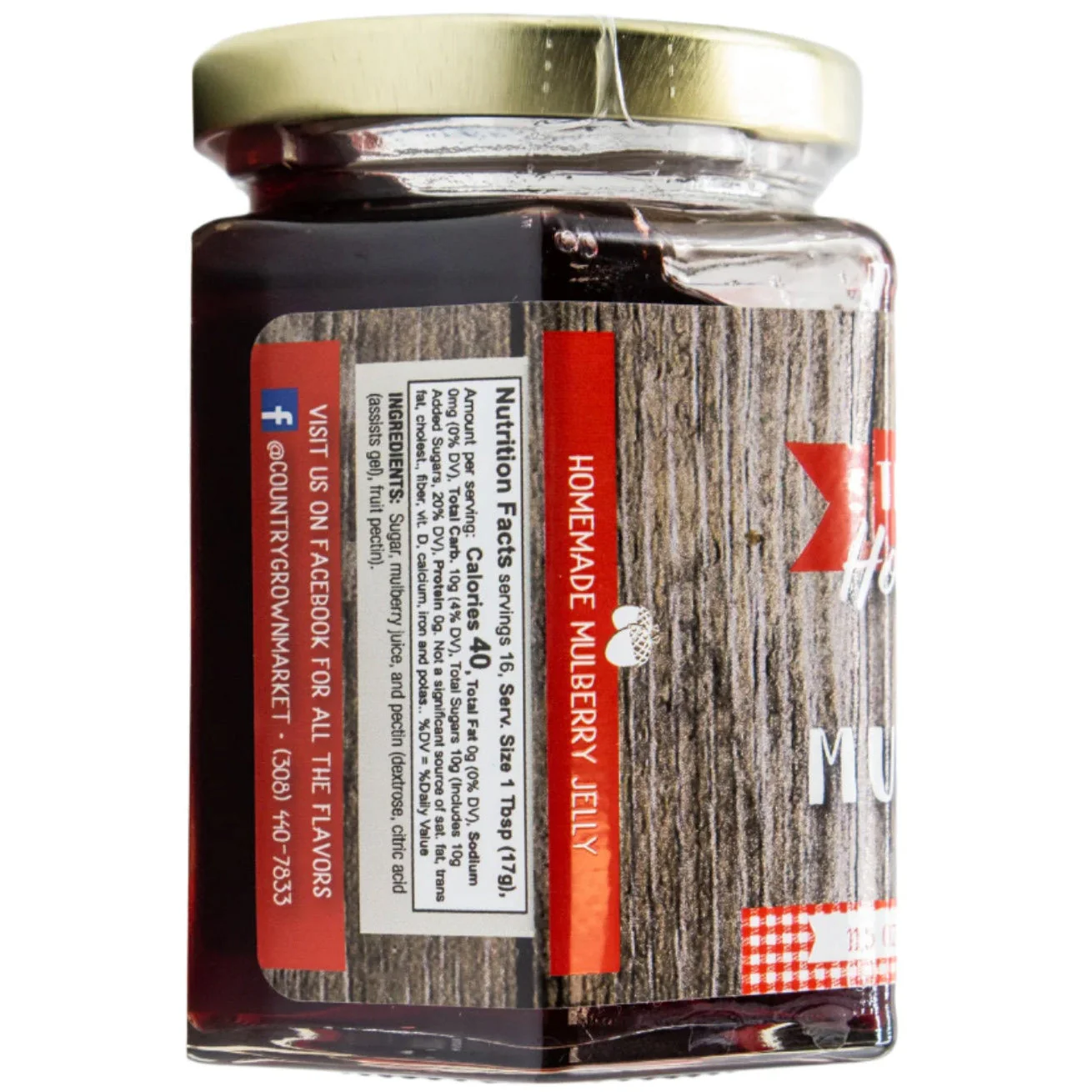 Mulberry Jelly | 11.5 oz | Nutt Family Jams & Jellies - Image 2