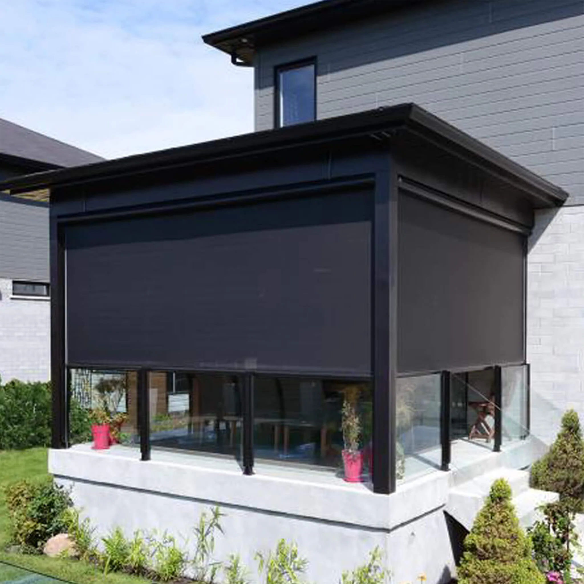 Multiple Awnings Mosquiteria Premium Retractable Blind With Zipper Closure System (SAK21483) - Image 3