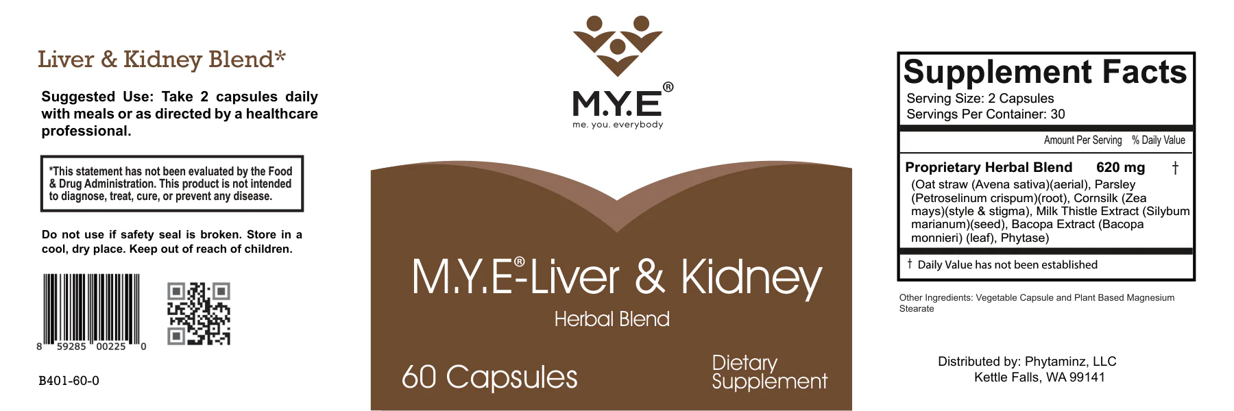 M.Y.E® Liver Kidney - Dual Action Herbal Support for Natural Filtration and Balance - Image 2
