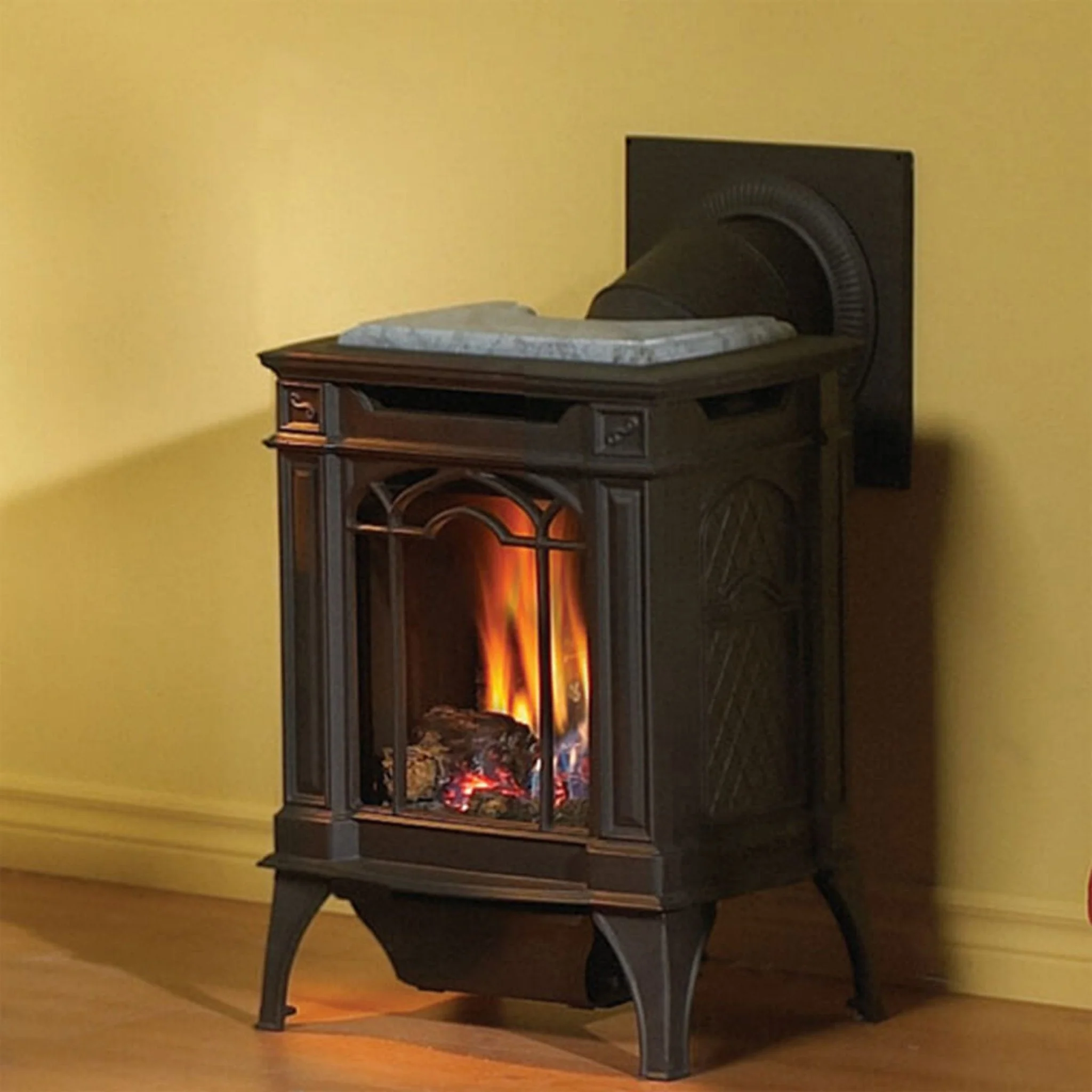 Napoleon Arlington 20 Cast Iron Millivolt Ignition Natural Gas Stove, 19" [GDS20NSB] (SAK93714) - Image 3