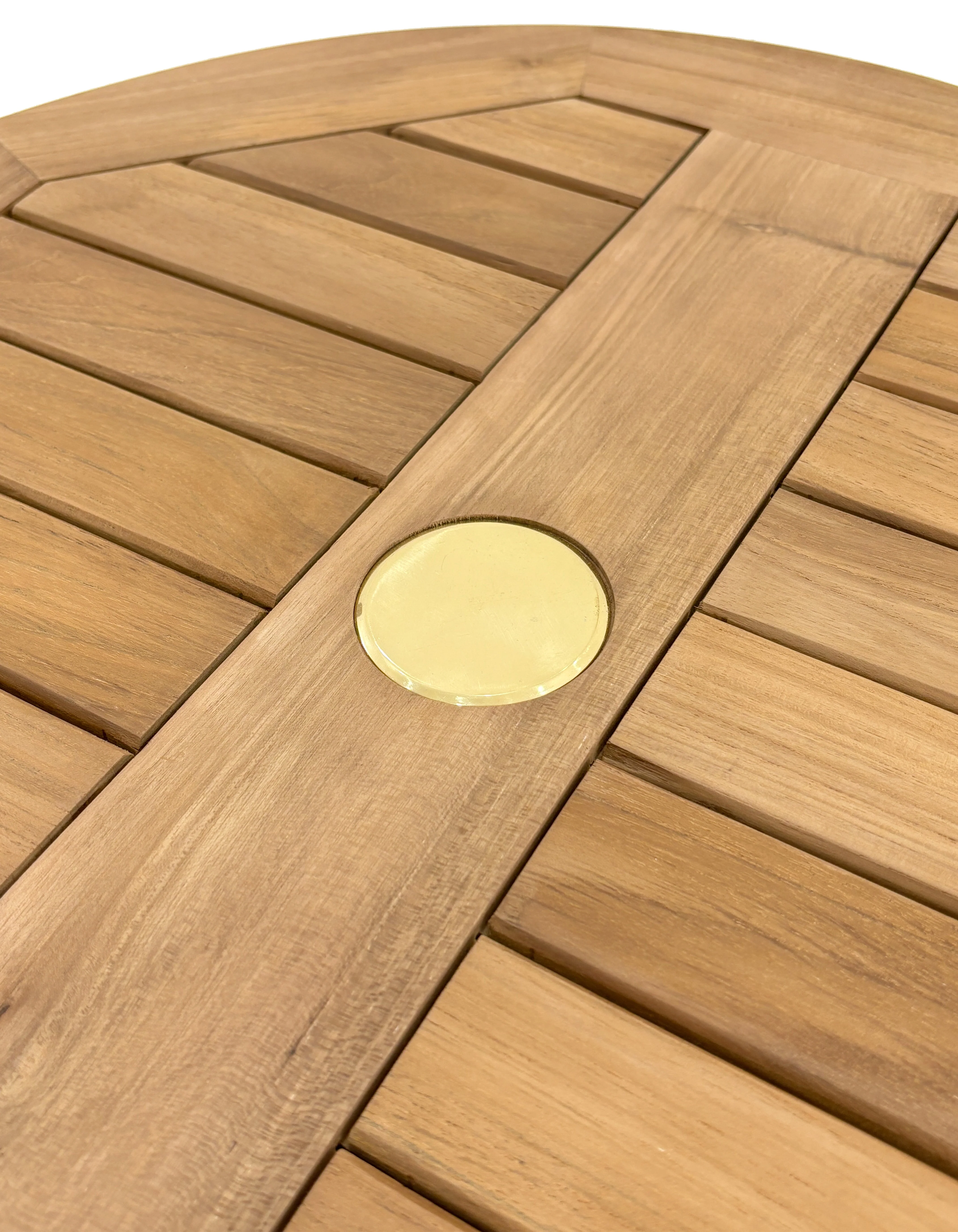 Natural Teak Lazy Susan - 24" - Image 4