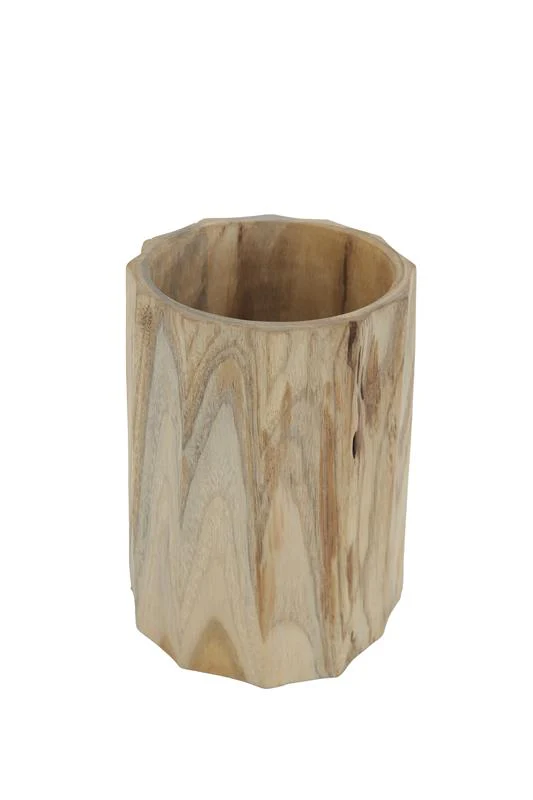 Natural Teak Root Kitchen Utensil Holder - Image 2