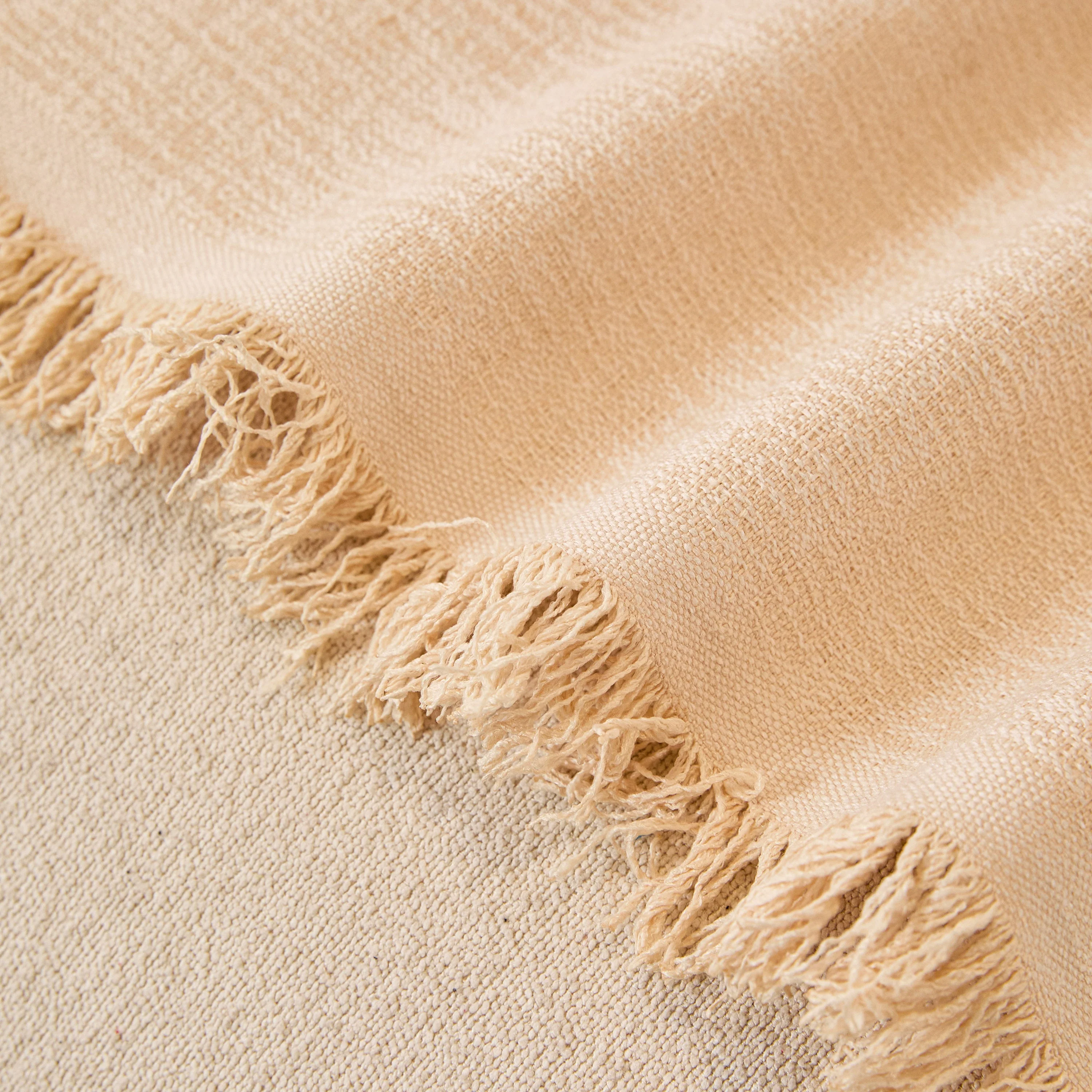 Natural Textured Linen Couch Cover, Breathable & Hypoallergenic Furniture Protector - Image 100