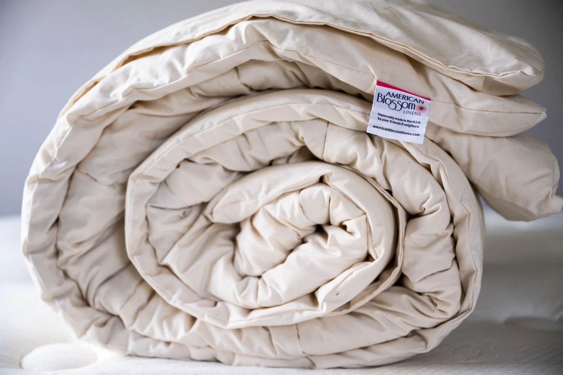 Natural Wool Bedding Duvet Insert / Comforter - Image 4