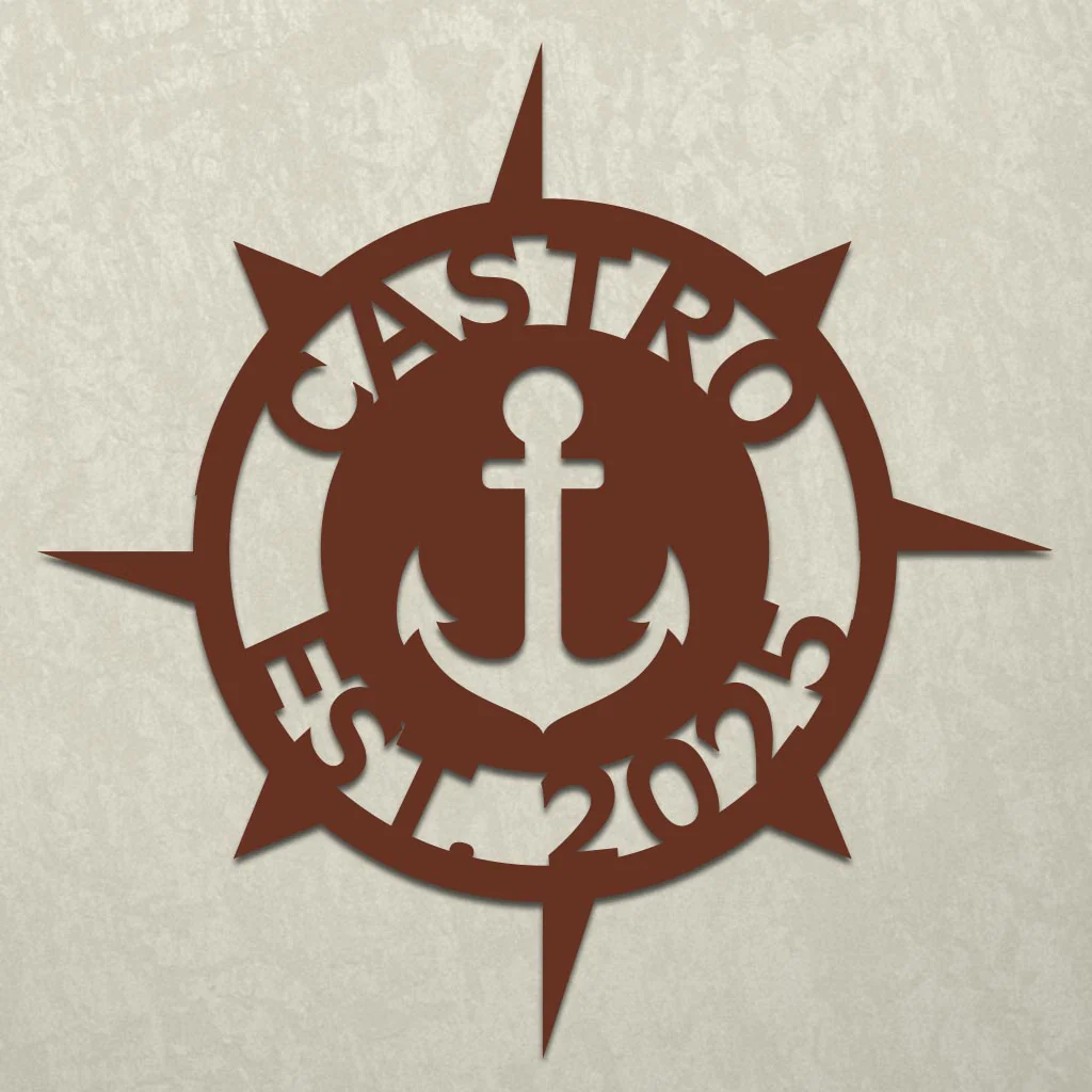 Nautical Anchor Family Established Sign - Image 8