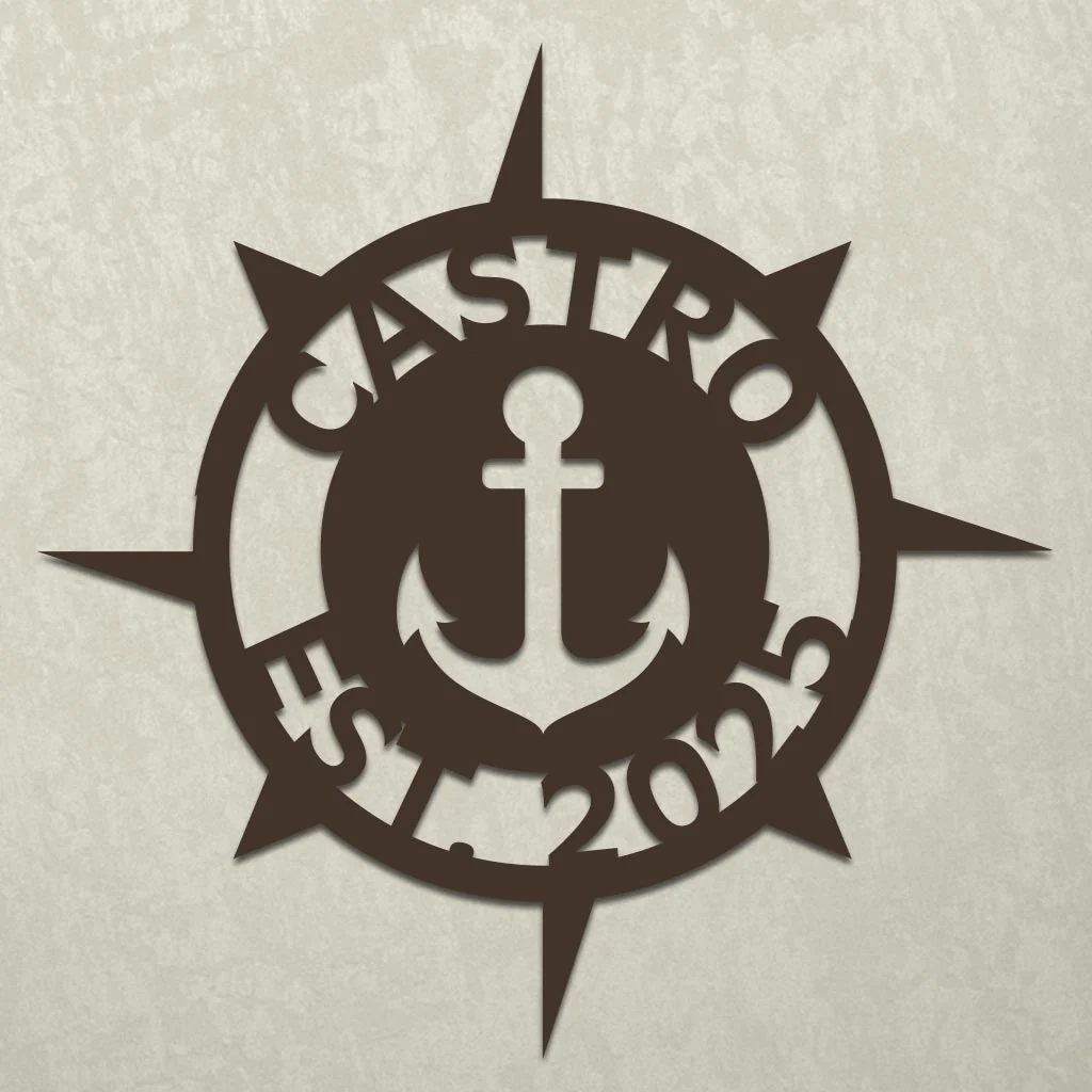 Nautical Anchor Family Established Sign - Image 9
