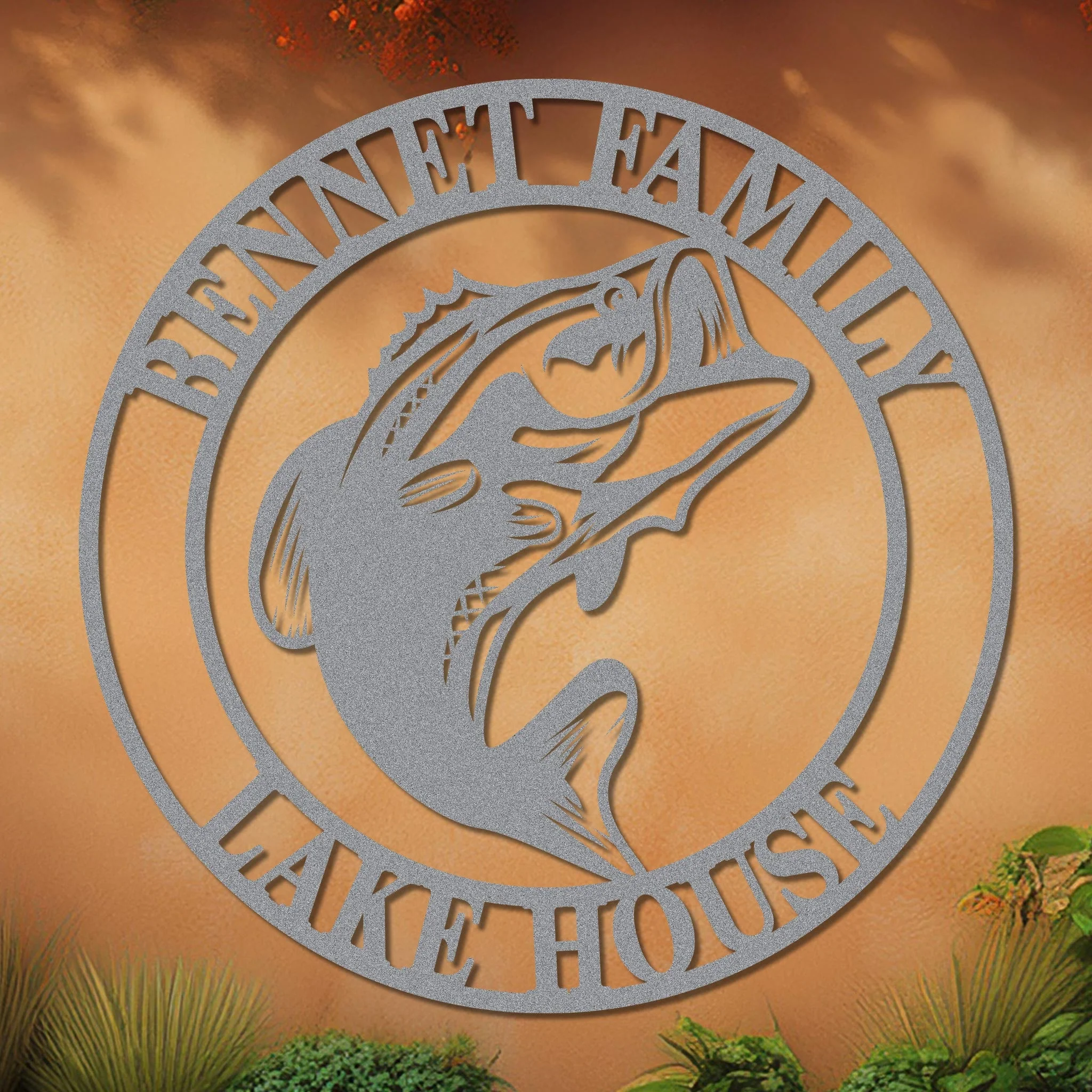 Nautical Bass Family Established Sign - Image 3