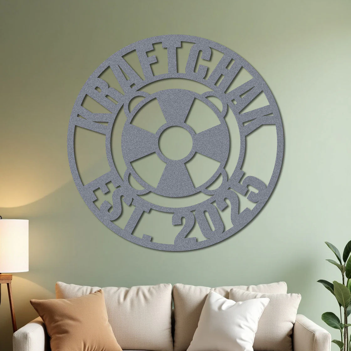 Nautical Life Ring Family Established Sign - Image 3