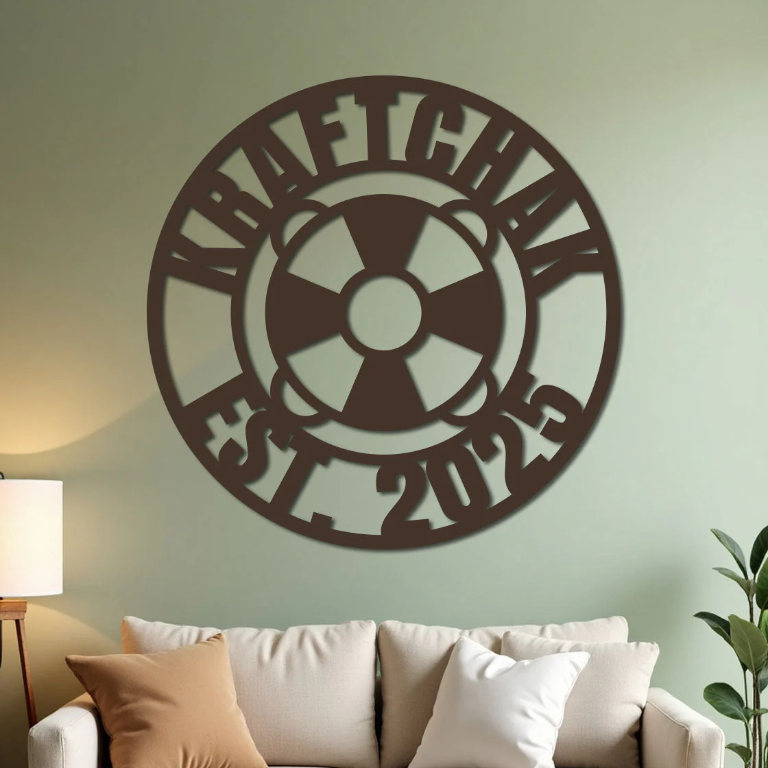 Nautical Life Ring Family Established Sign - Image 6