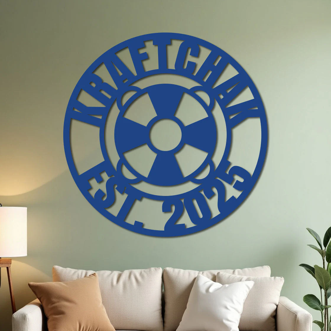 Nautical Life Ring Family Established Sign - Image 7