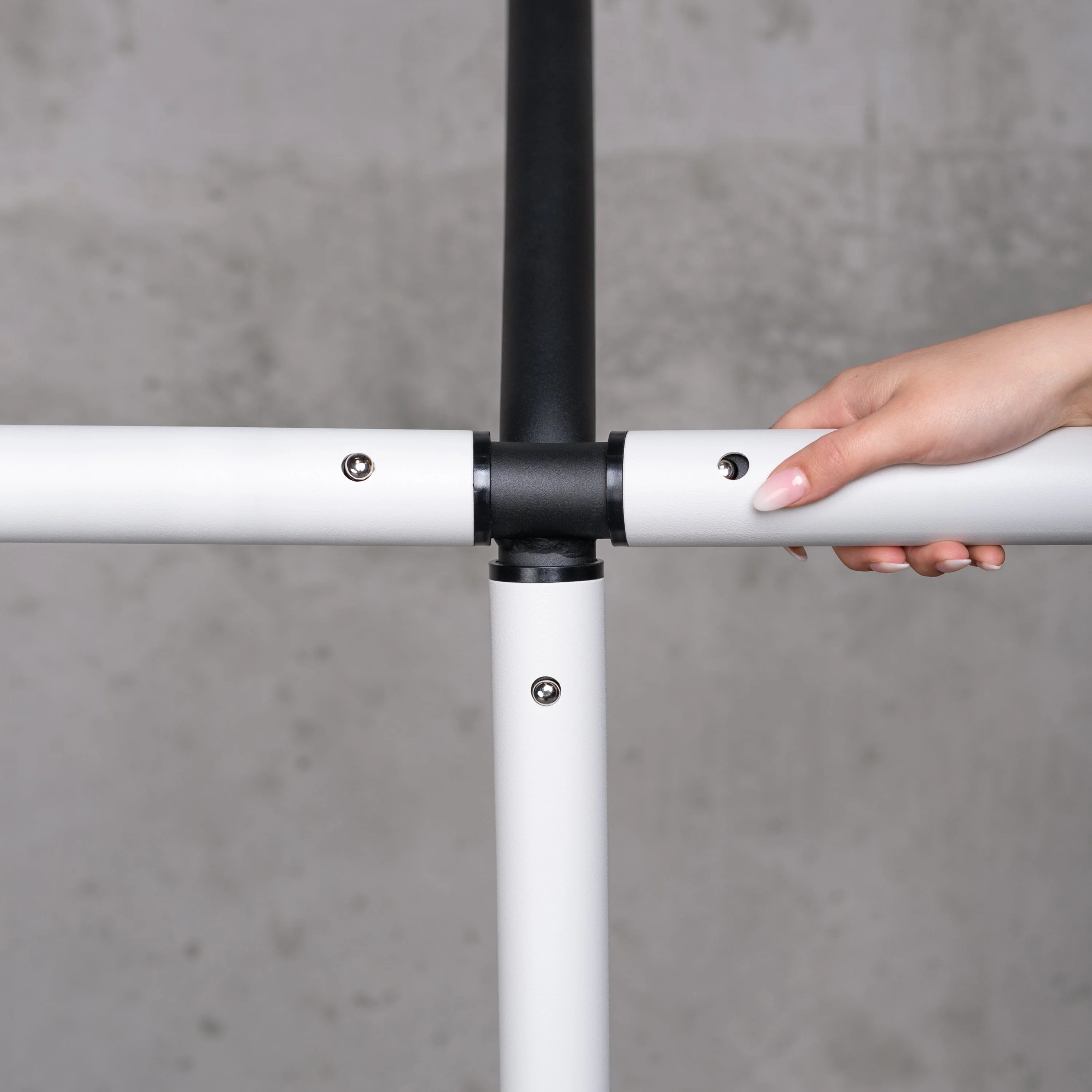 Nautico Cool Grey - Galvanized Steel Stand for Double Hammocks - Image 3