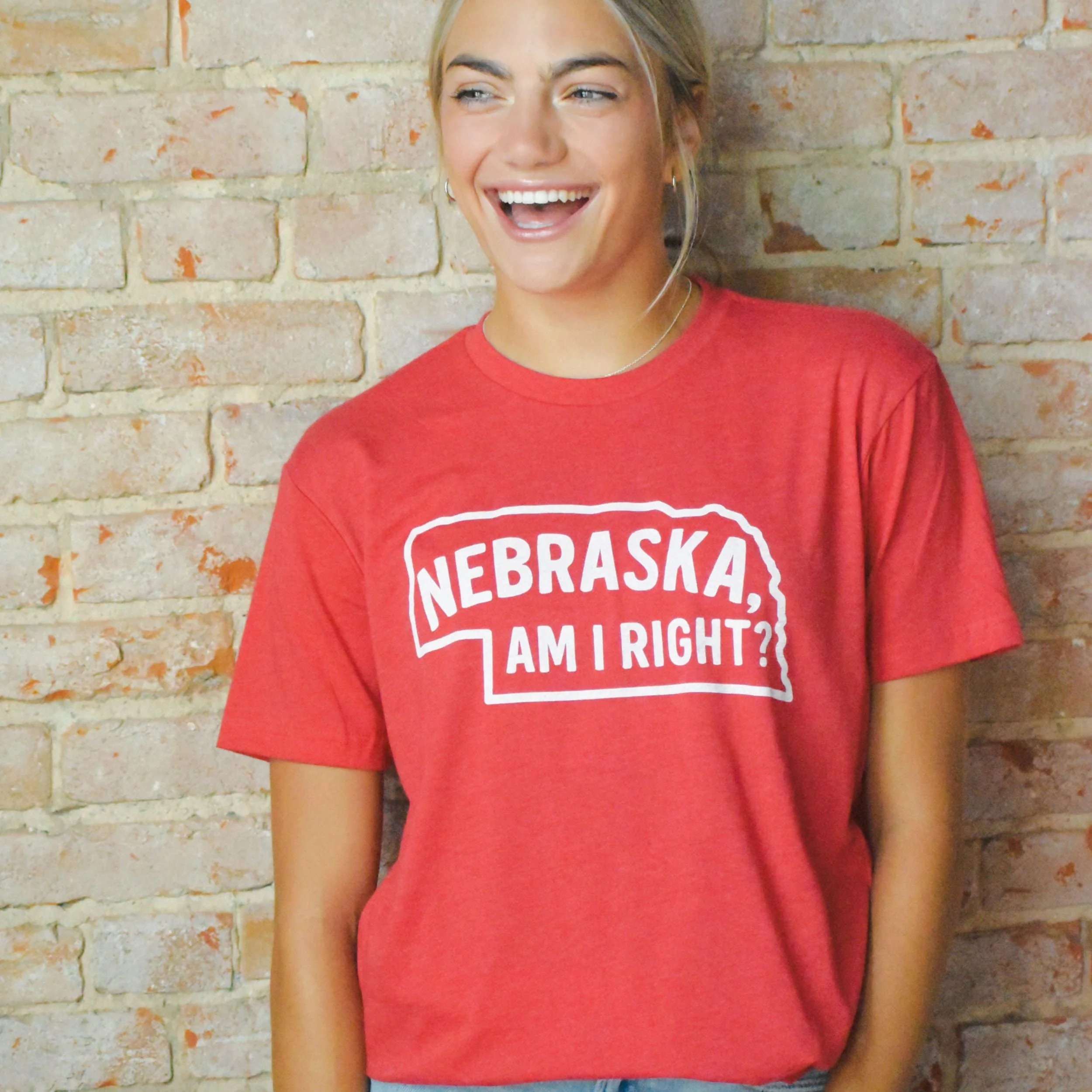 Nebraska, Am I Right? T-Shirt | Multiple Sizes | The Hex + The Hive - Image 3