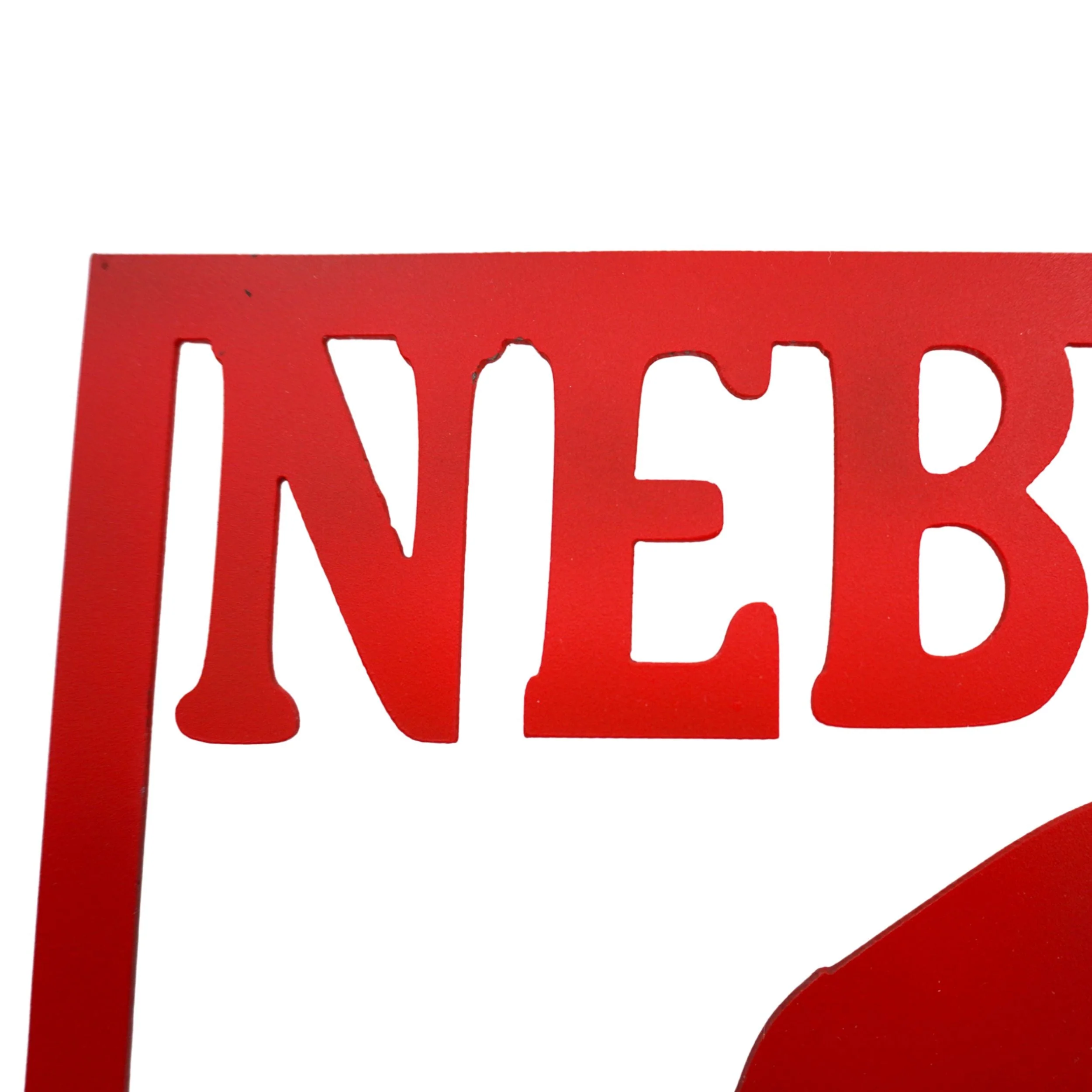 Nebraska Barn Sign | Plasma Cut Sign | 20.5" x 10" | Craftaholics4U - Image 2