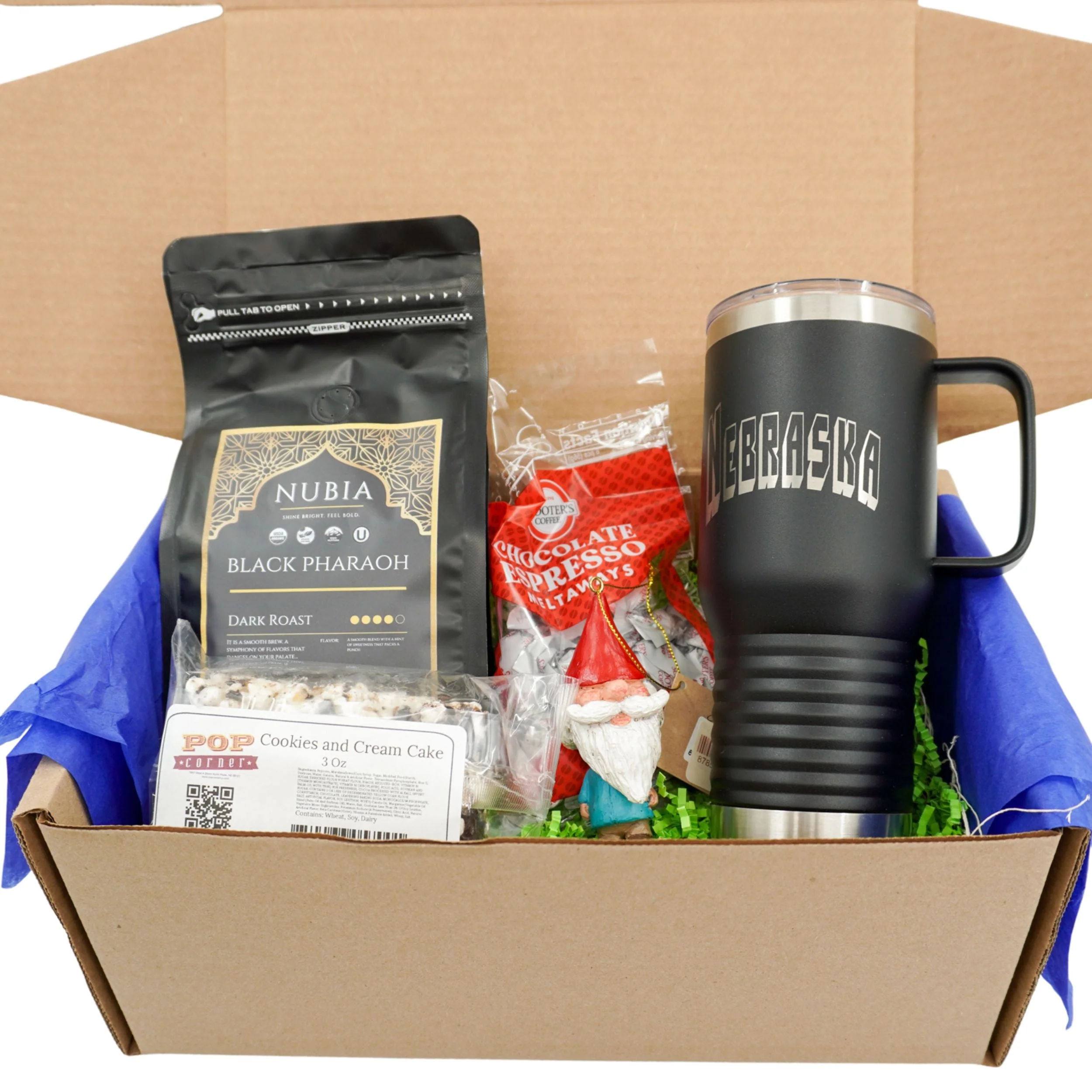 Nebraska Comfort & Coffee Gift Box - Image 2