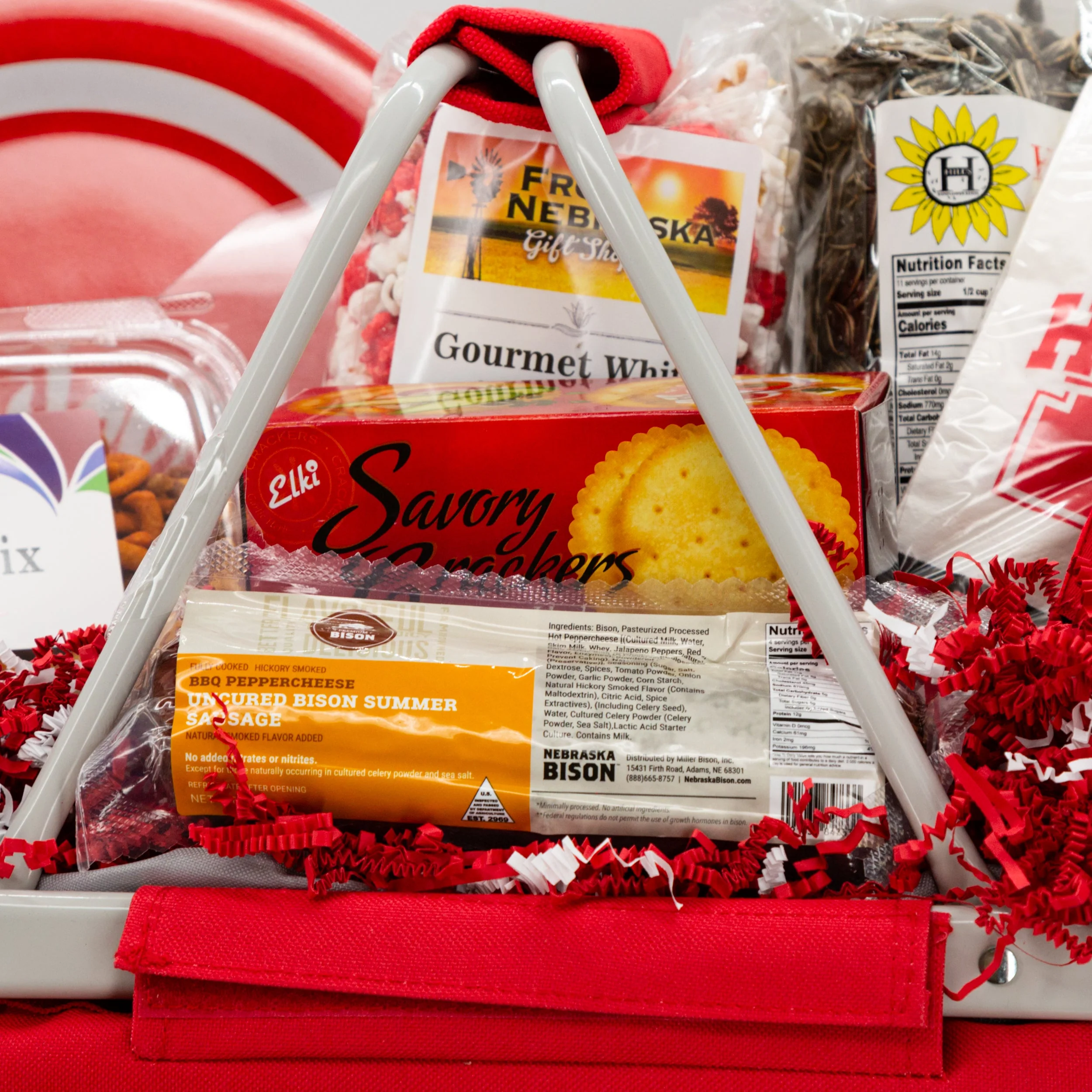Nebraska Husker Tailgating Gift Basket | Shipping Included | From Nebraska Gift Shop - Image 3