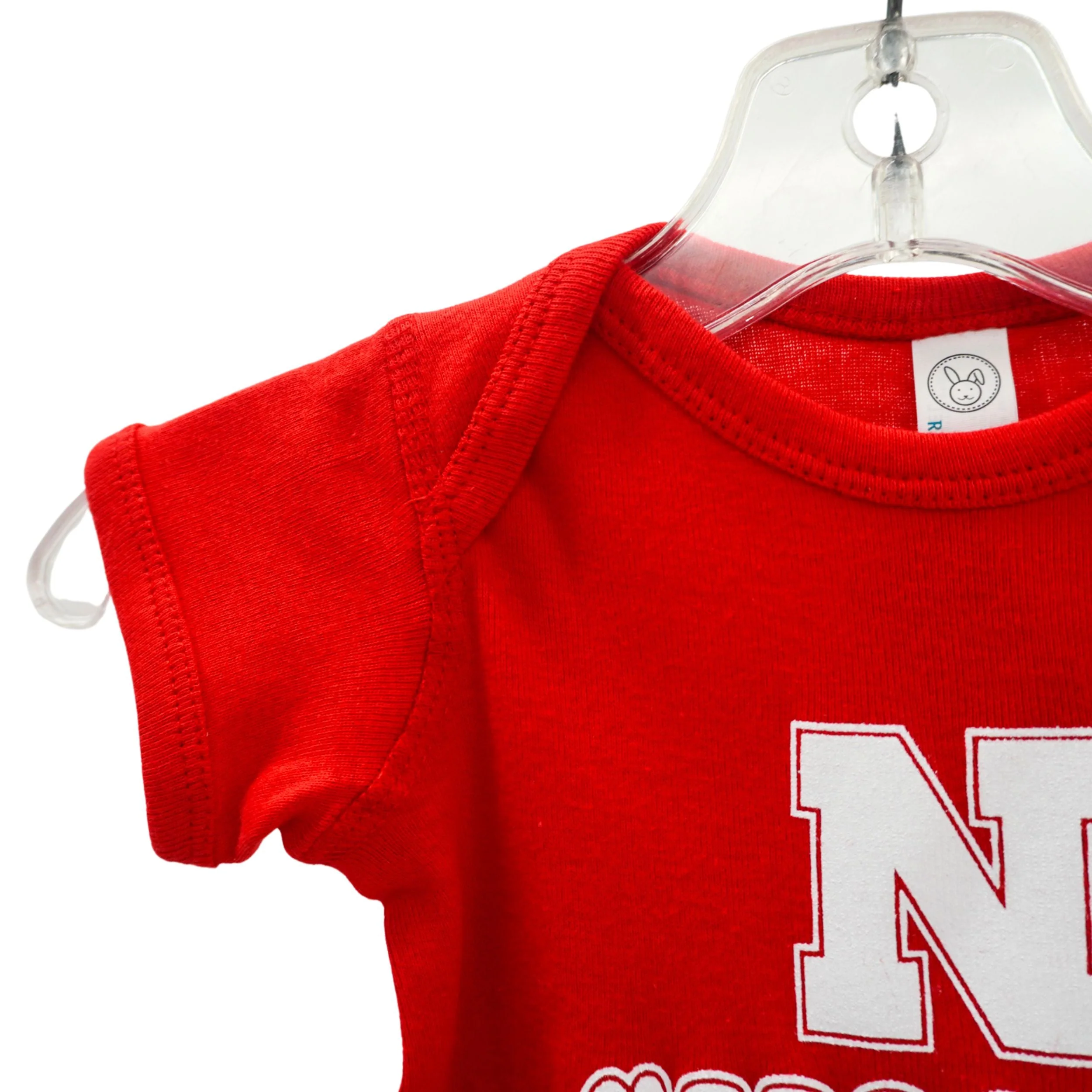 Nebraska Huskers N Onesie | Red | Multiple Sizes | Lou's Sporting Goods | 25N5IC - Image 3