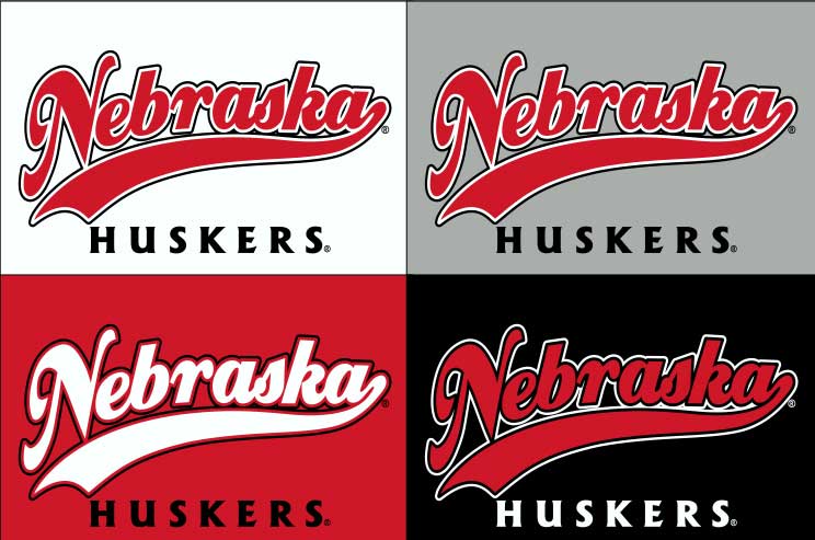 Nebraska Huskers Women's V-Neck T-Shirt | Gray | Multiple Sizes | Lou's Sporting Goods | 25N19LPC455V - Image 5