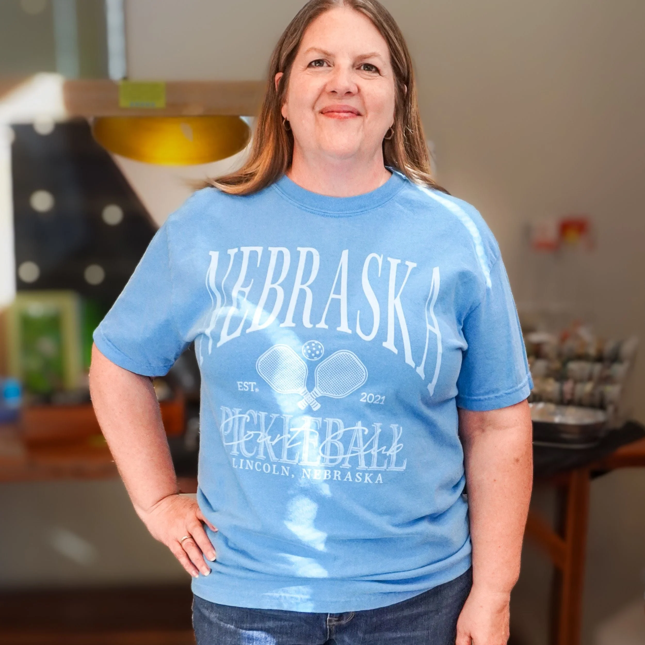 Nebraska Pickleball T-Shirt | Lux by Leslie - Image 6