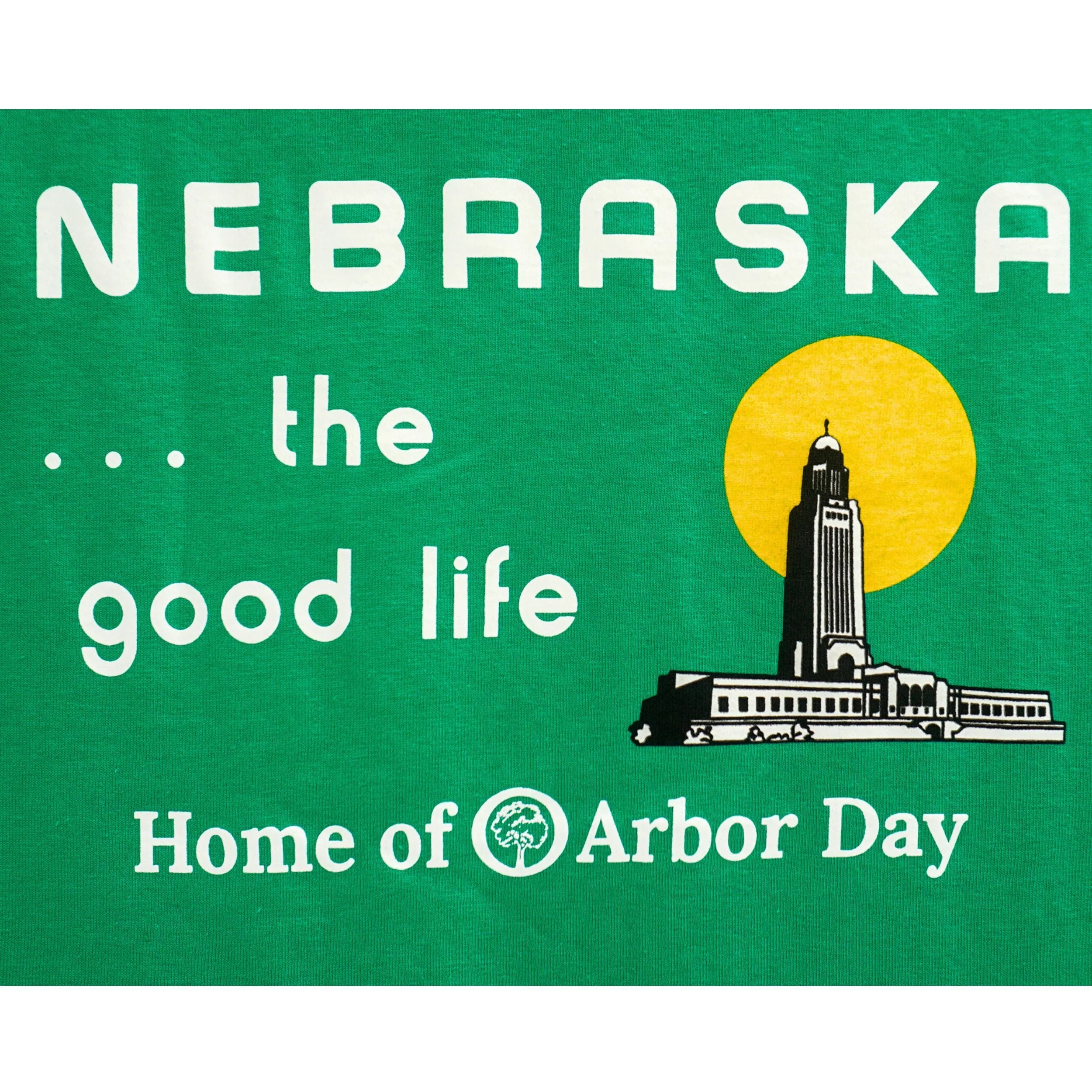 Nebraska The Good Life State Capitol T-Shirt | Multiple Sizes | Nebraska State Historical Society - Image 2