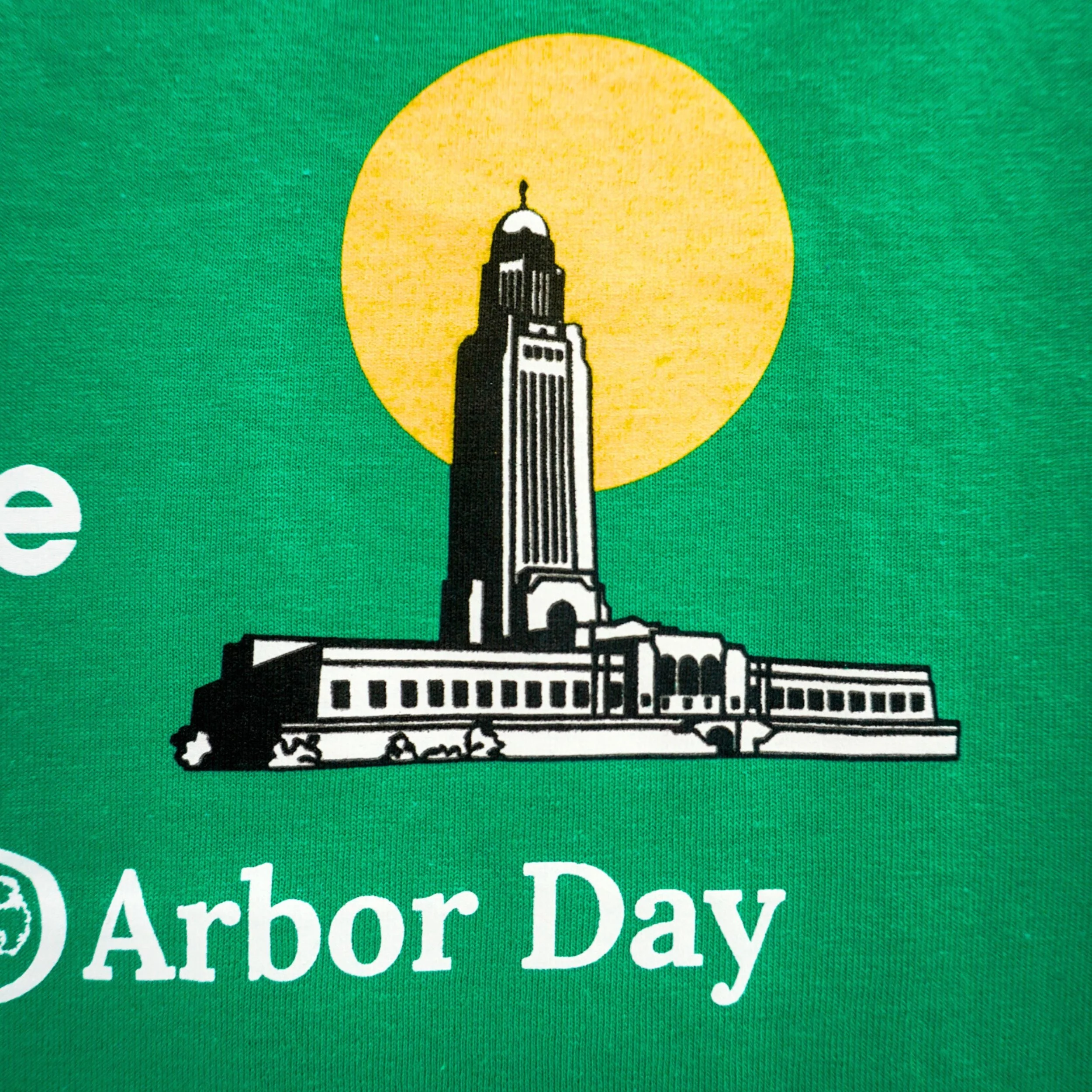 Nebraska The Good Life State Capitol T-Shirt | Multiple Sizes | Nebraska State Historical Society - Image 3