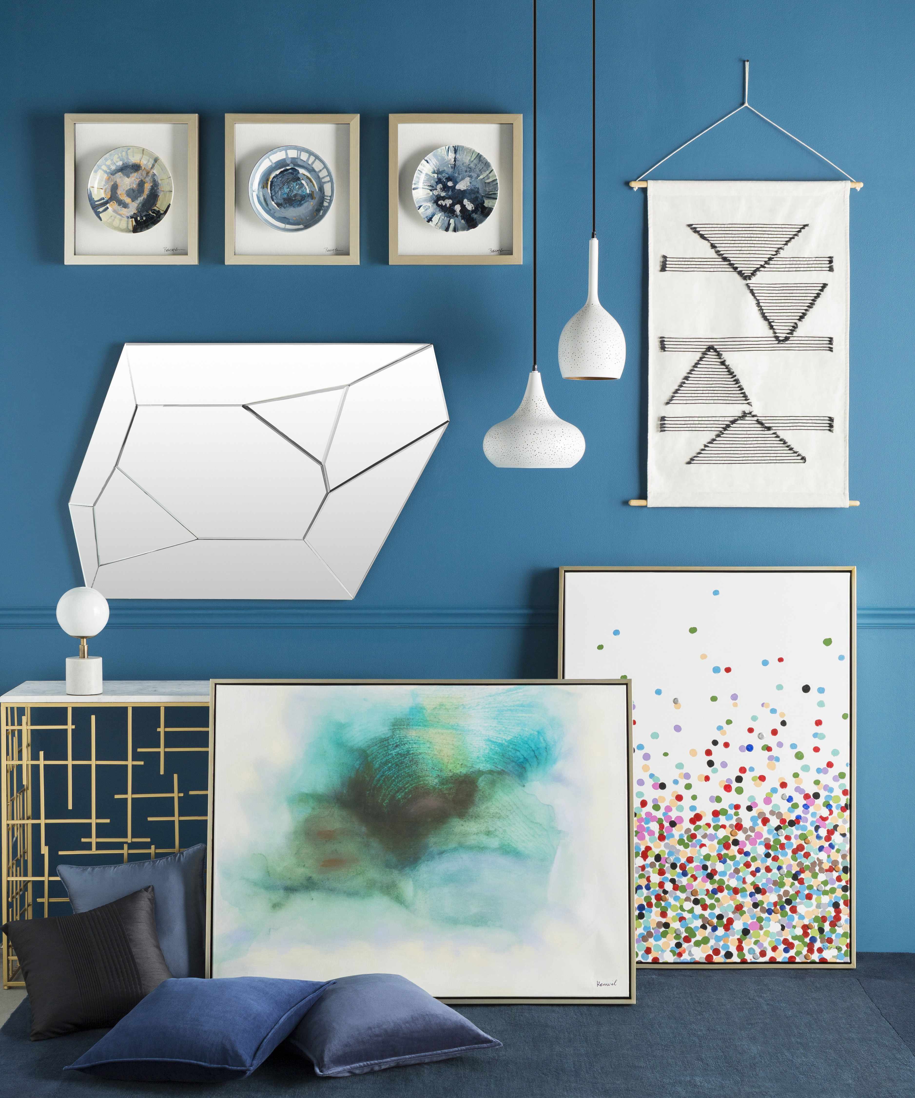 Nelse Multicolor Polka Dot Pattern Wall Art - Image 2