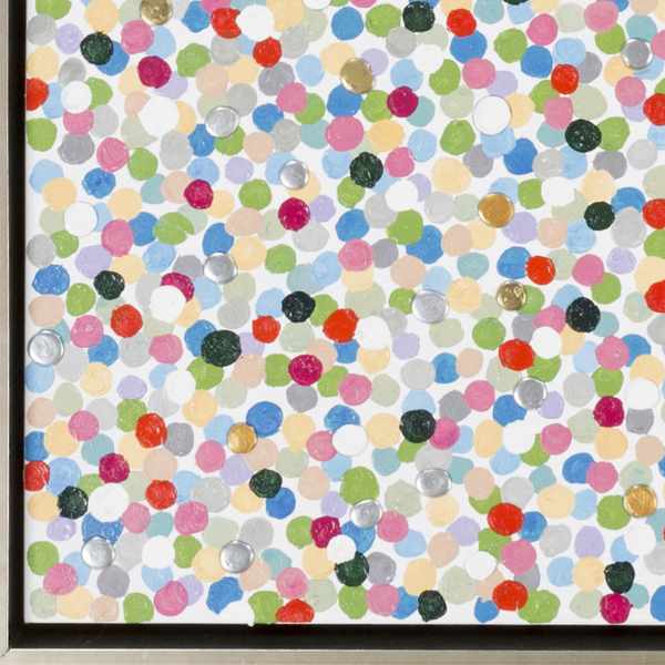 Nelse Multicolor Polka Dot Pattern Wall Art - Image 4