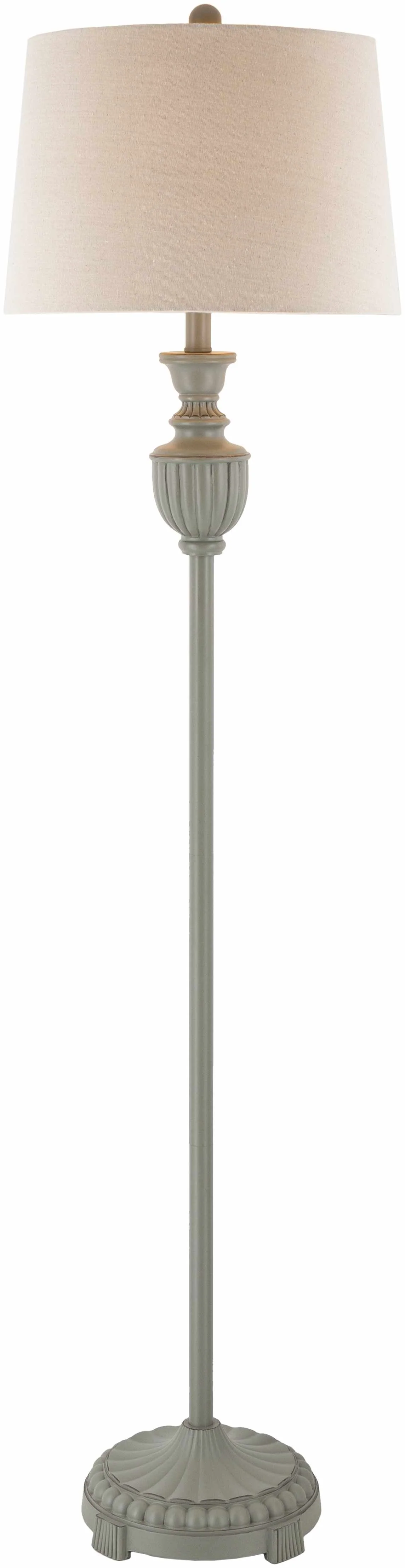 Nelspruit Gray Resin Floor Lamp - Image 10