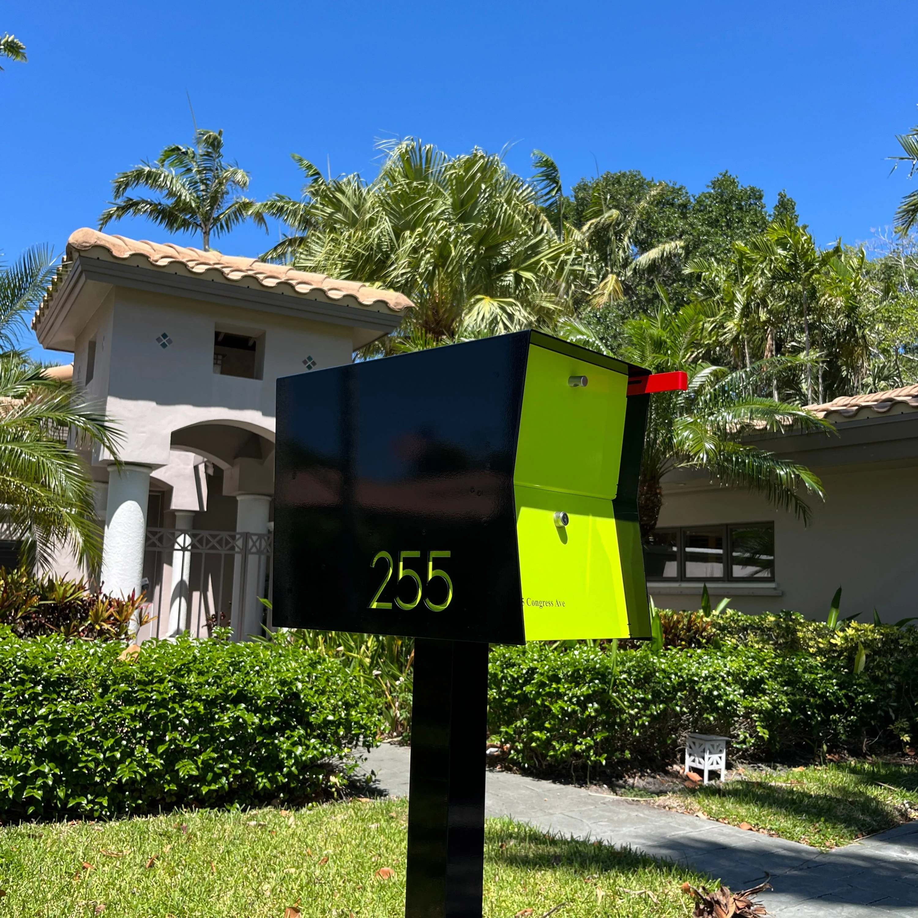 NEW! The Retrobox Locking Package Dropbox in JET BLACK - Modern Mailbox - Image 2